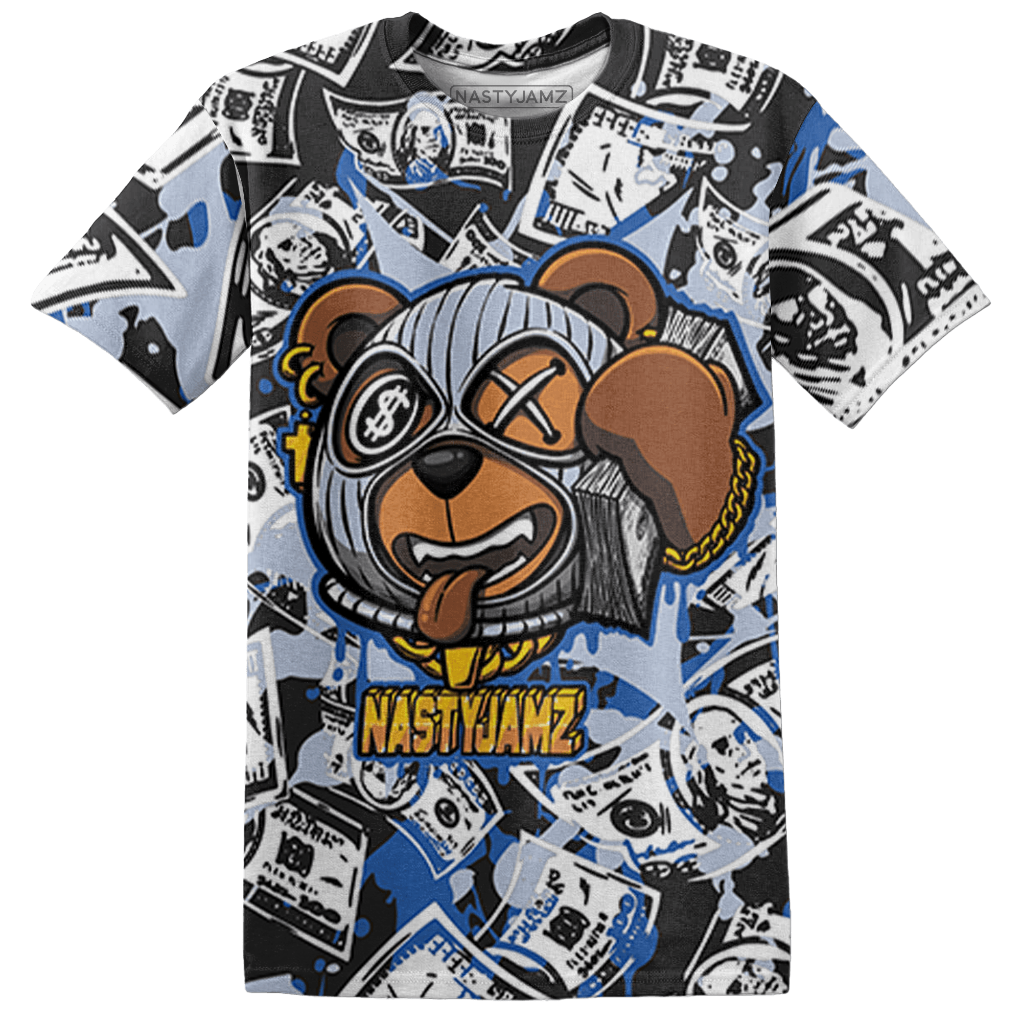 Low Space Jamz 11s T Shirt Match Money Motive BER 3D All-Over Print - NastyJamz