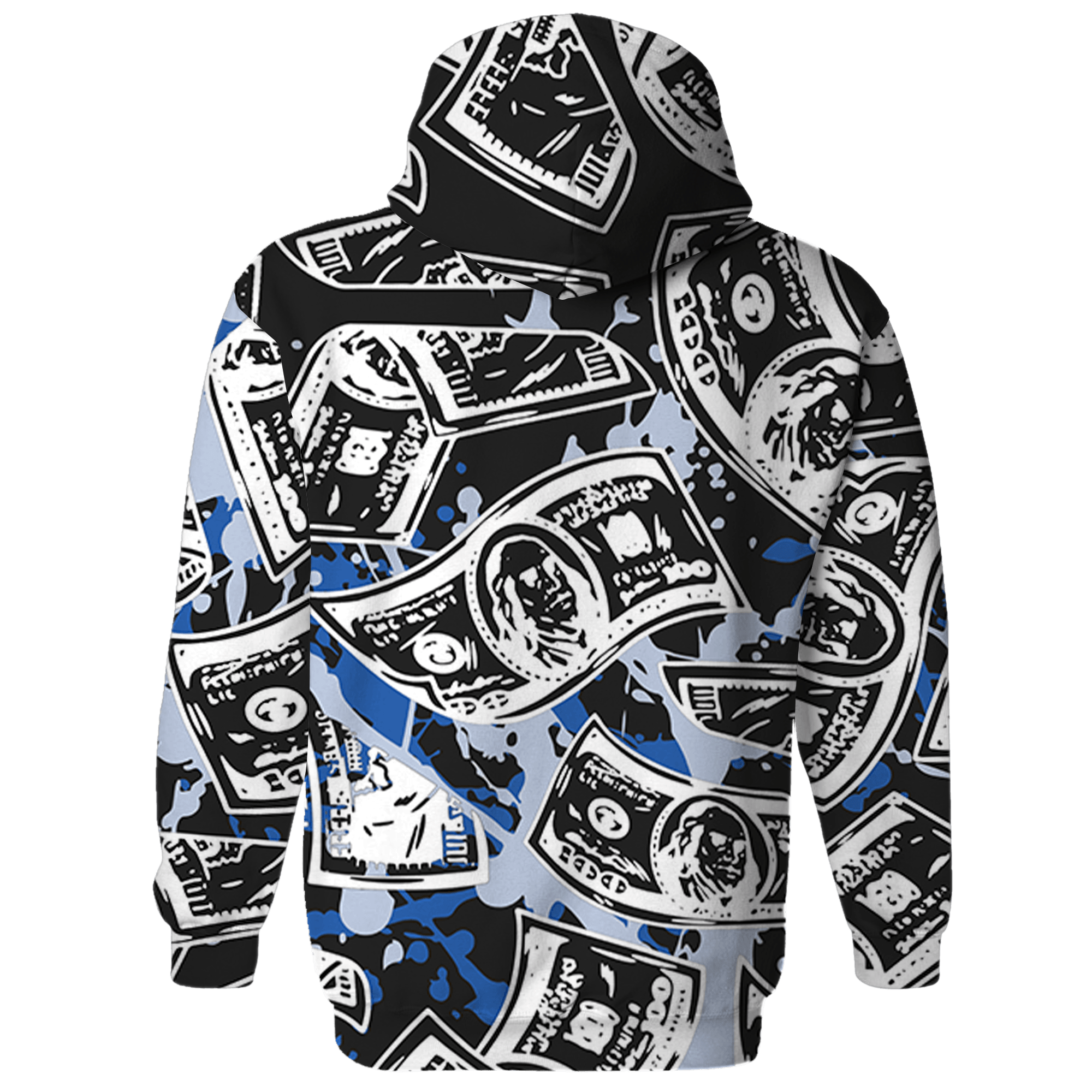 Low Space Jamz 11s Hoodie Match Money Motive BER 3D All-Over Print - NastyJamz
