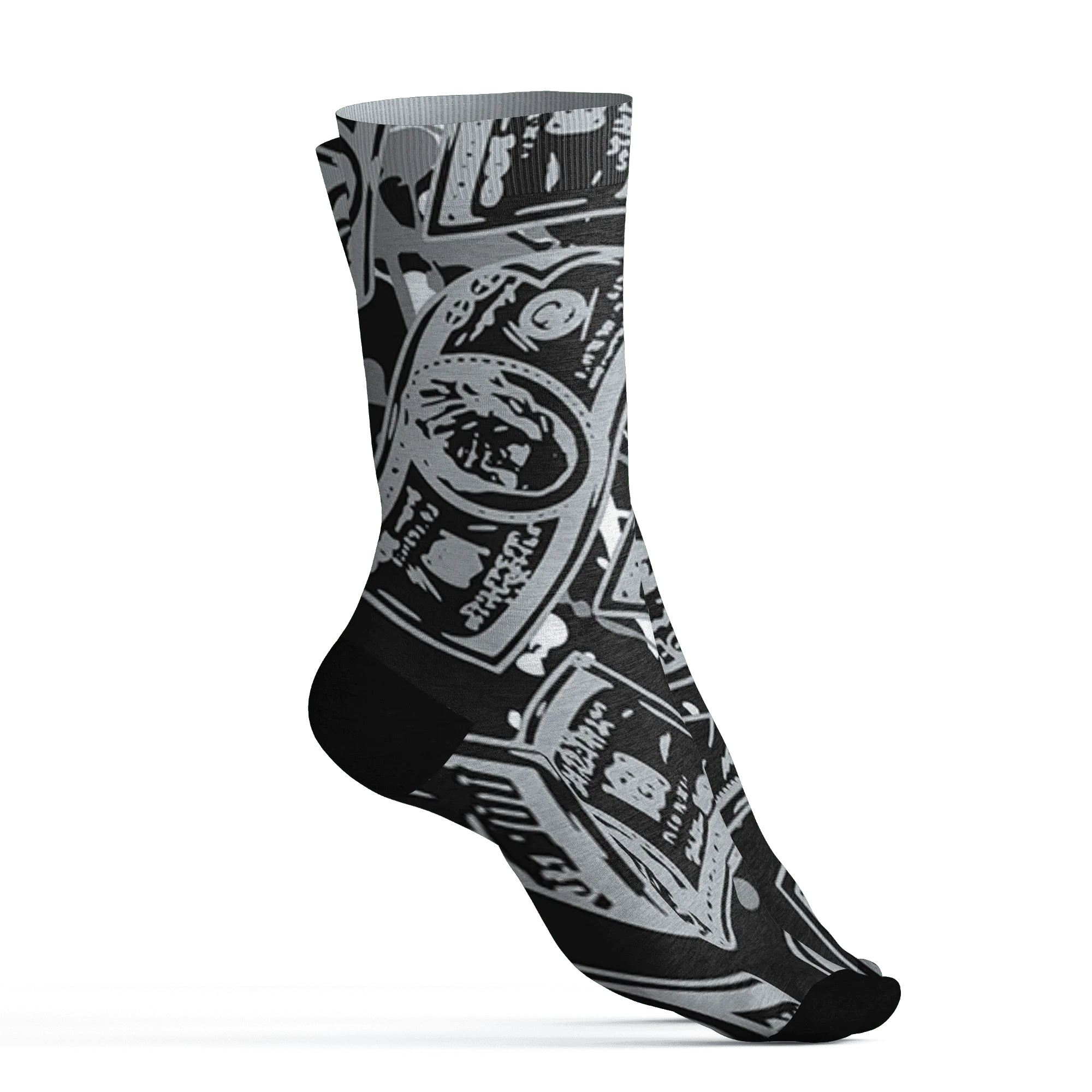 Wolf-Grey-12s-Socks-Match-Money-Motive-BER-3D