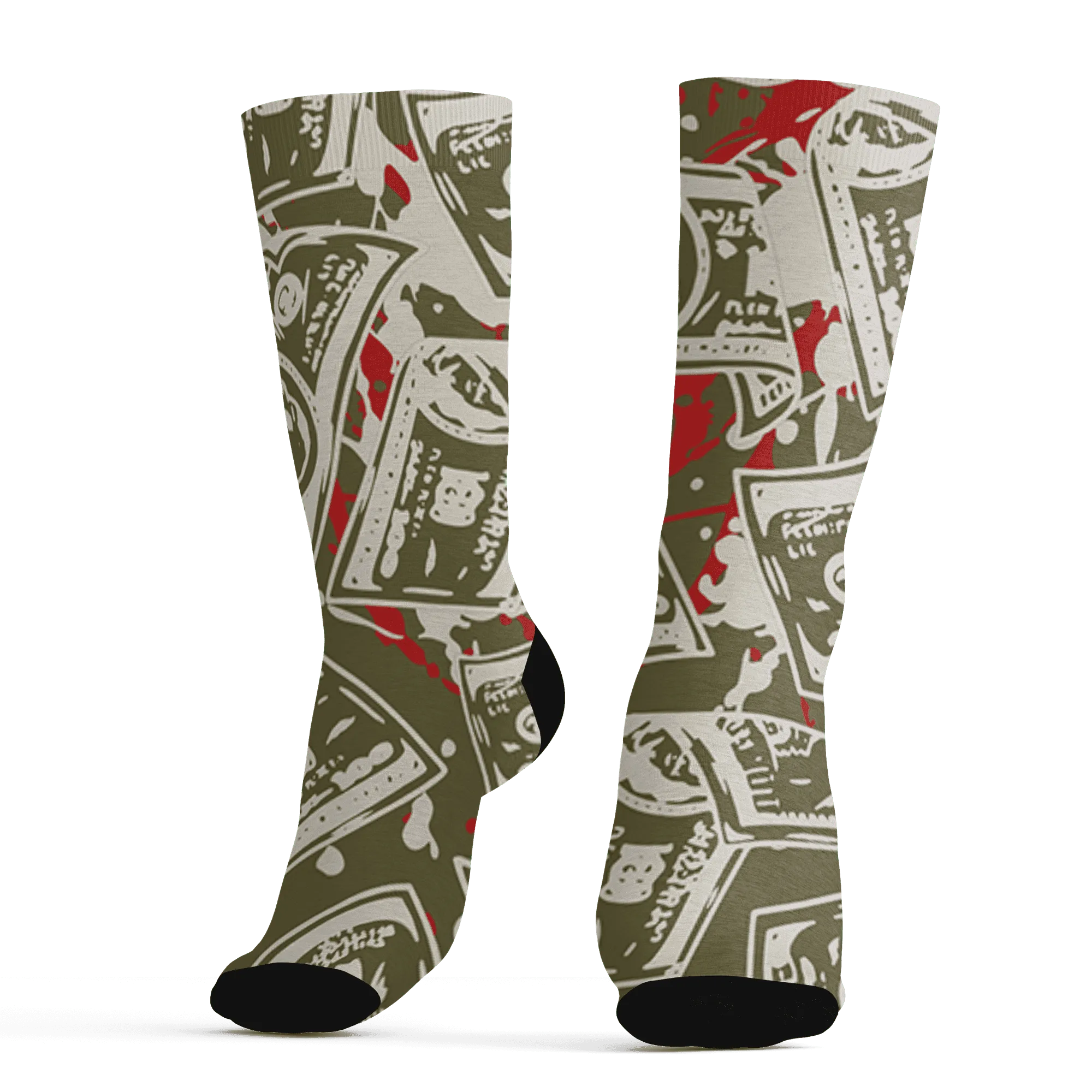 Medium-Olive-1s-Socks-Match-Money-Motive-BER-3D