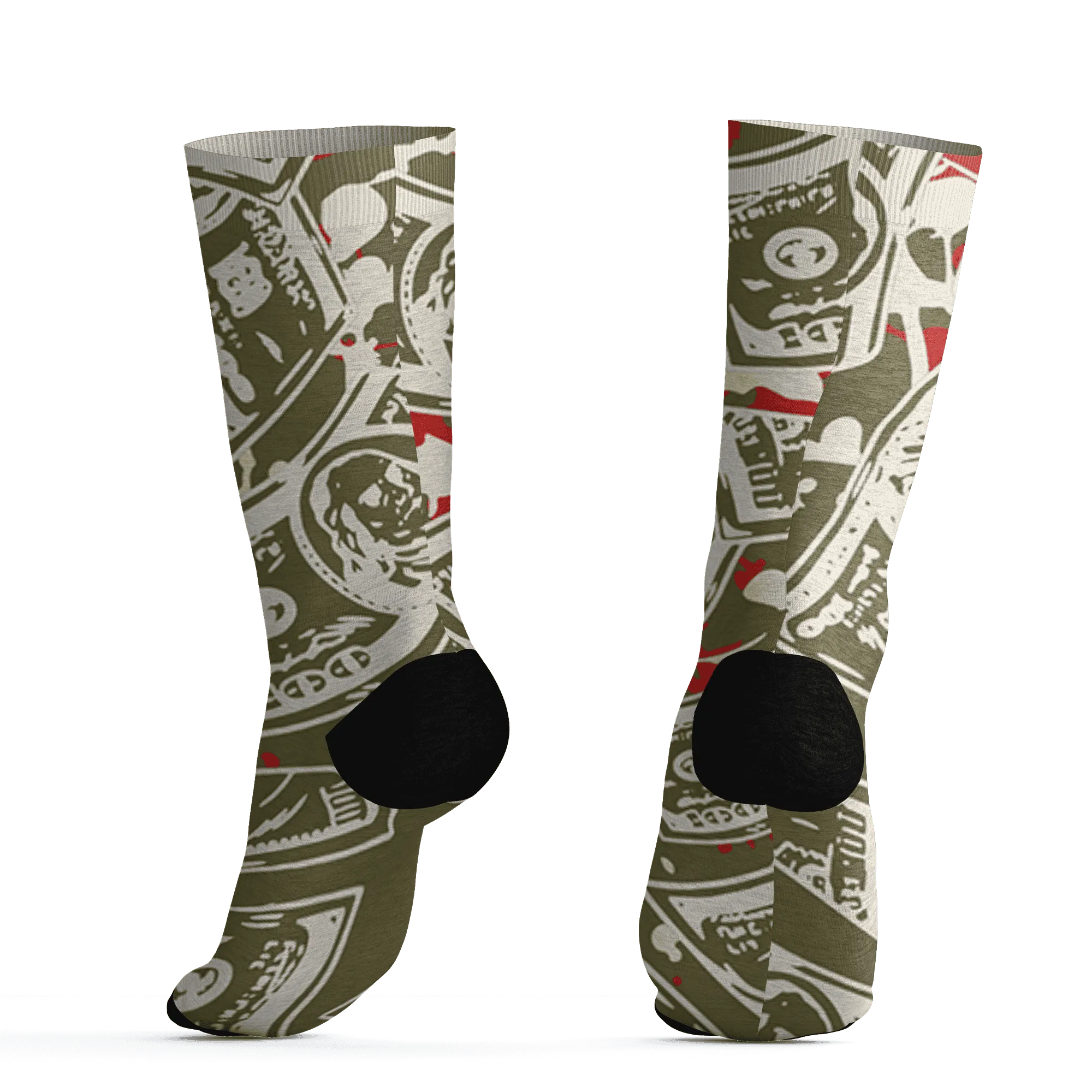 Medium-Olive-1s-Socks-Match-Money-Motive-BER-3D