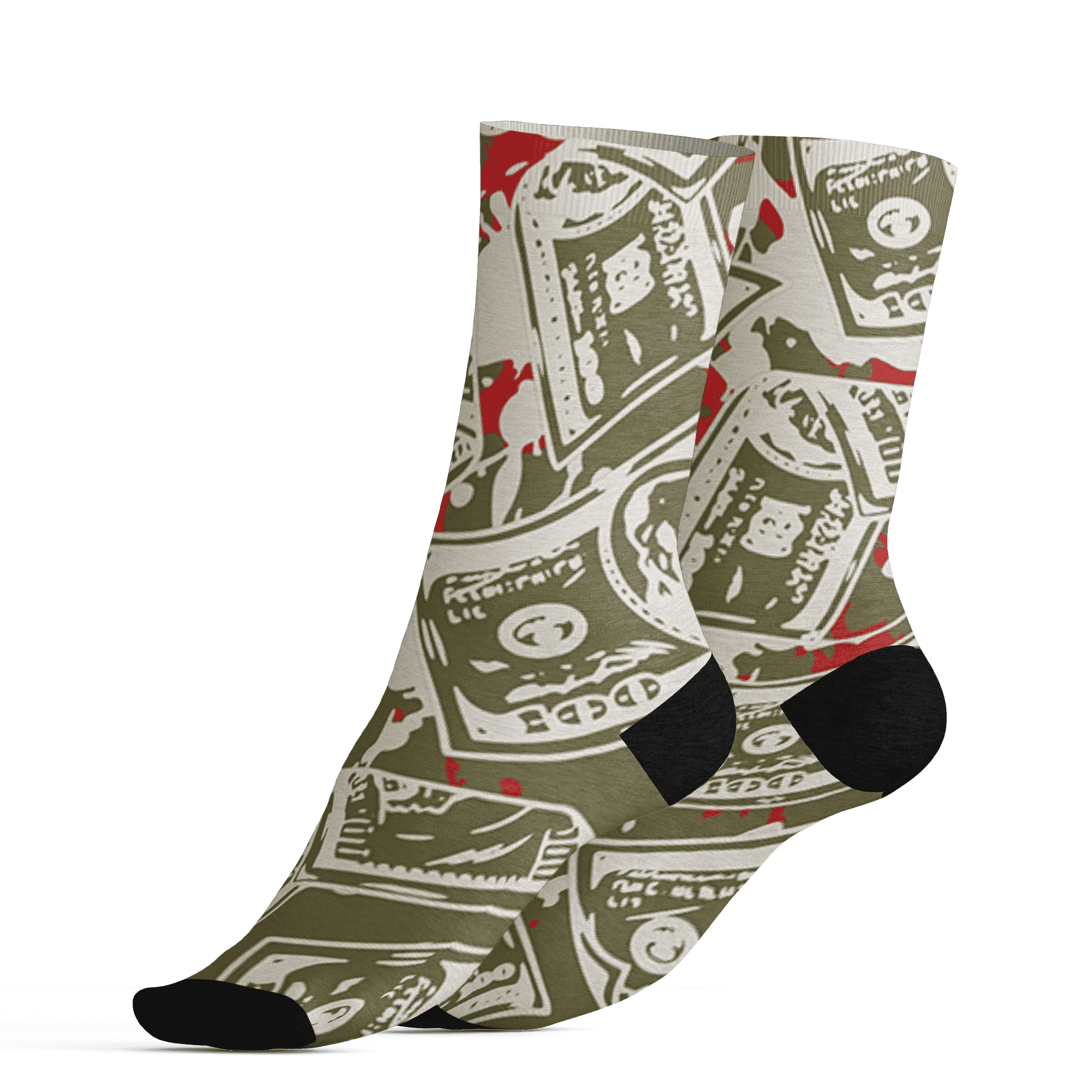Medium-Olive-1s-Socks-Match-Money-Motive-BER-3D