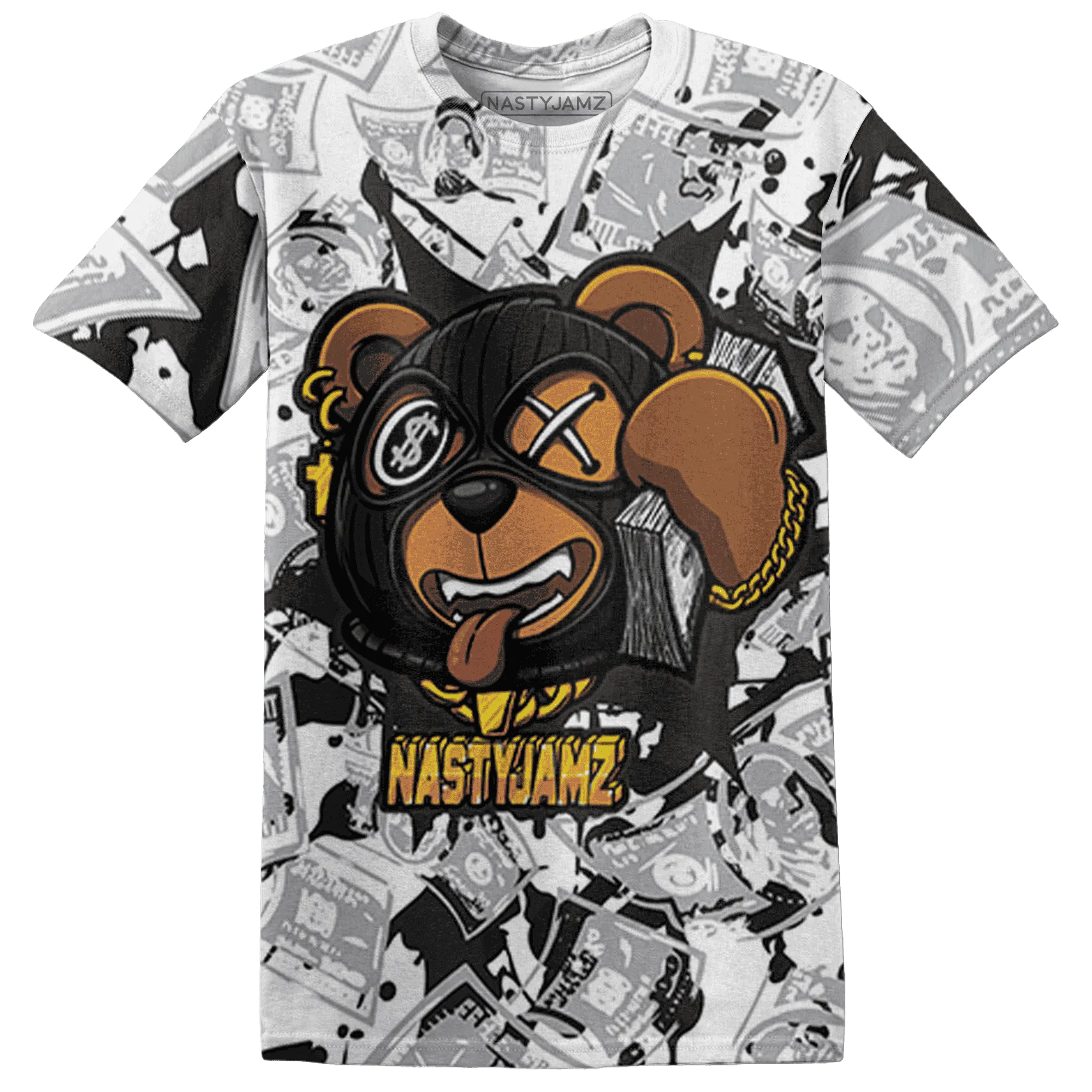 Wolf-Grey-1s-T-Shirt-Match-Money-Motive-BER-3D