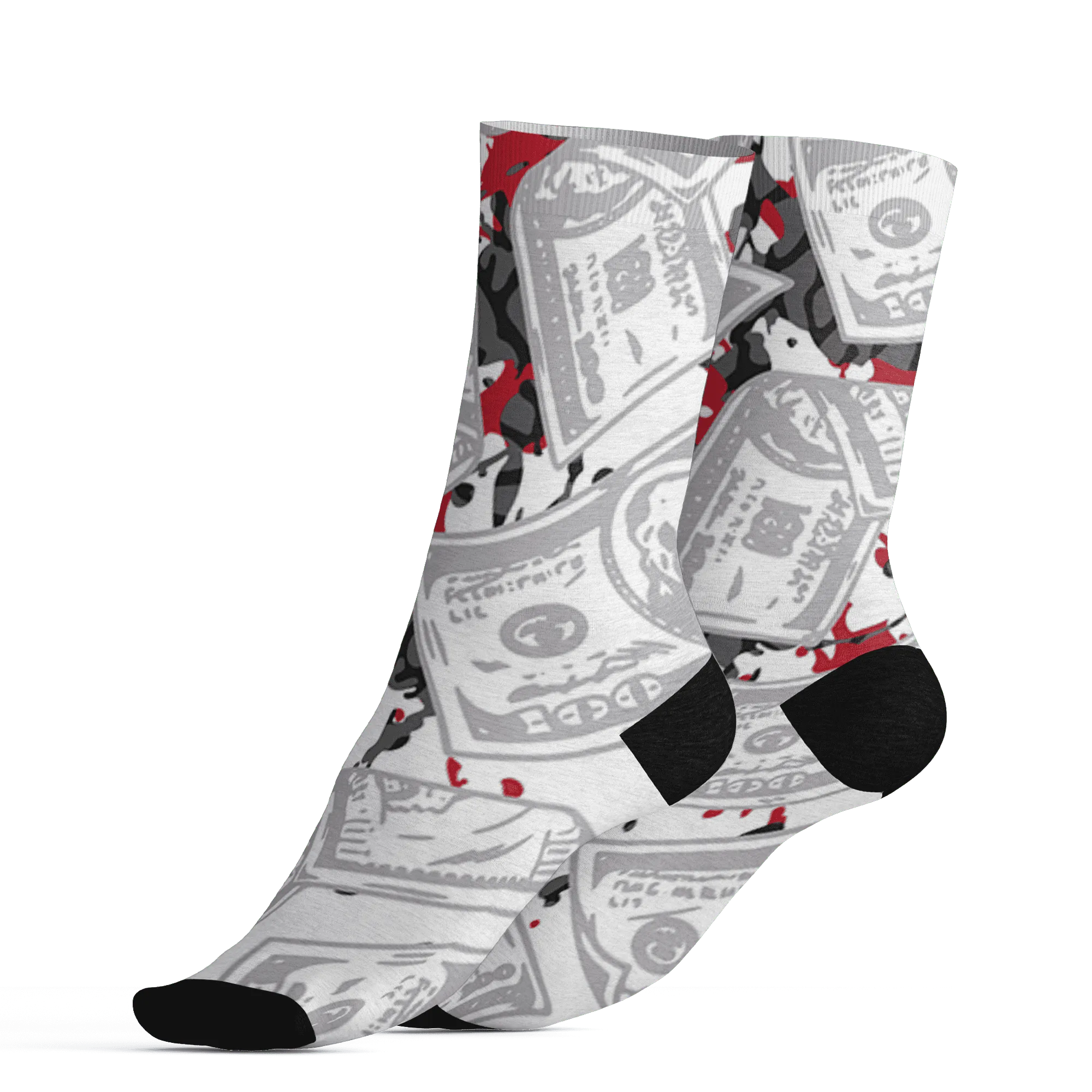 Cement-Grey-3s-Socks-Match-Money-Motive-BER-3D