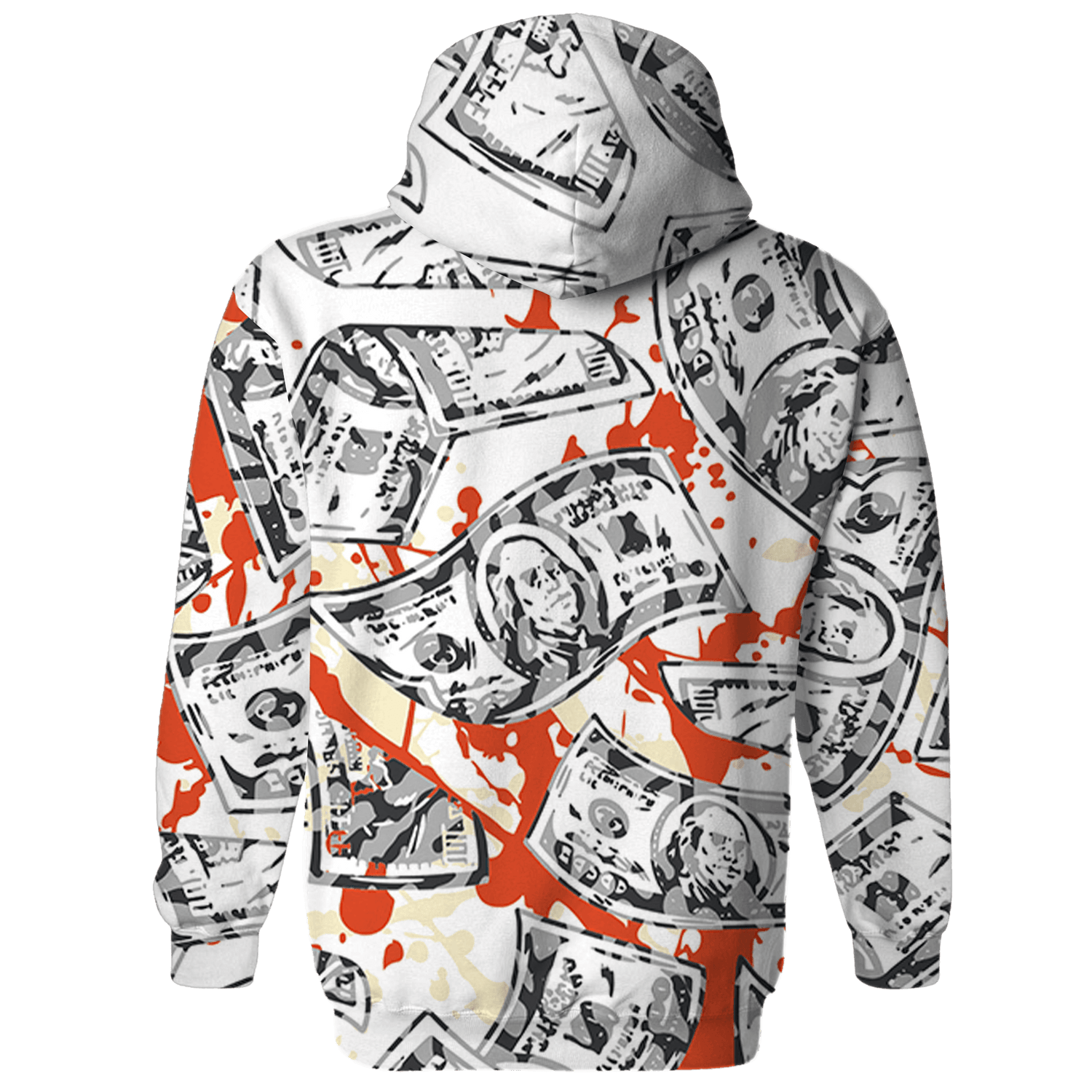Georgia Peach 3s Hoodie Match Money Motive BER 3D All-Over Print - NastyJamz