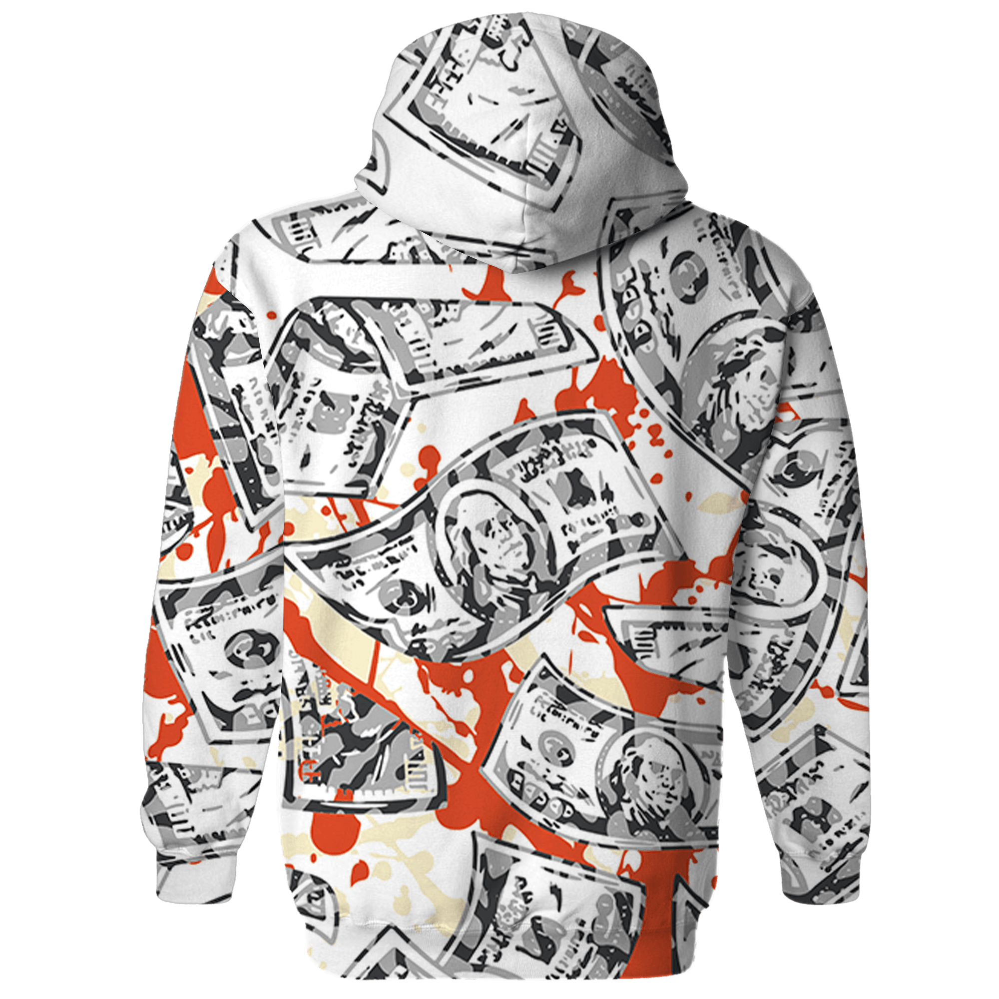 Georgia Peach 3s Hoodie Match Money Motive BER 3D All-Over Print - NastyJamz