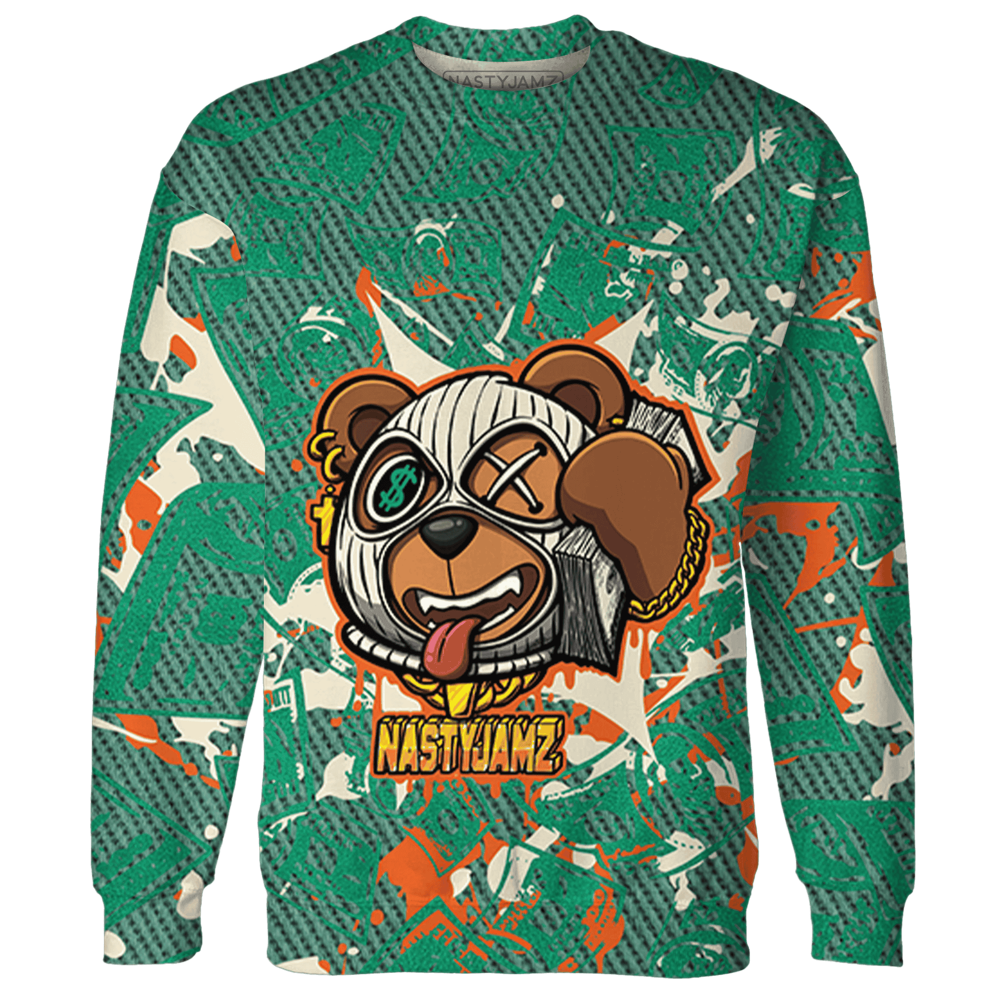 Nina CN Abney 3s Sweatshirt Match Money Motive BER 3D All-Over Print - NastyJamz