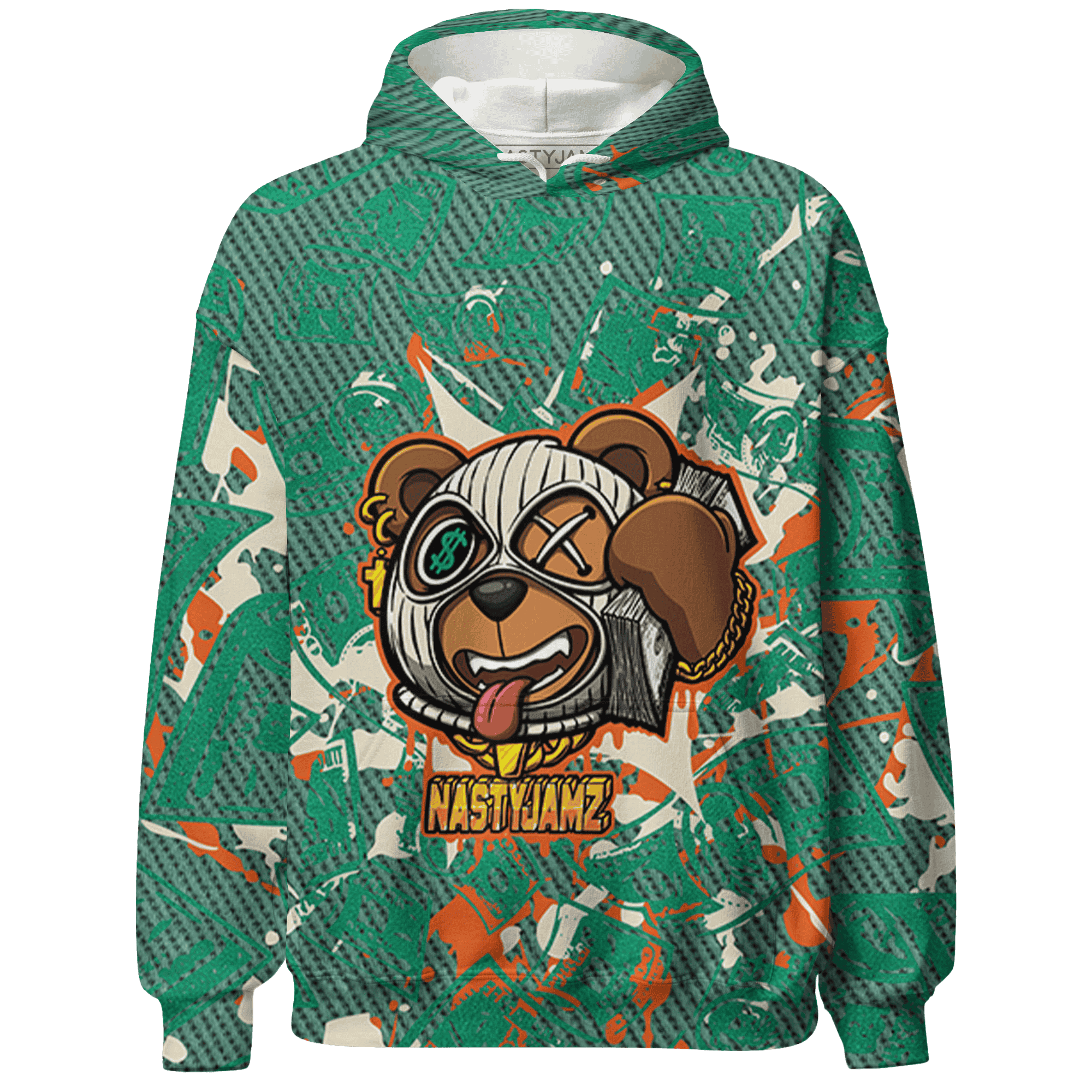 Nina CN Abney 3s Hoodie Match Money Motive BER 3D All-Over Print - NastyJamz