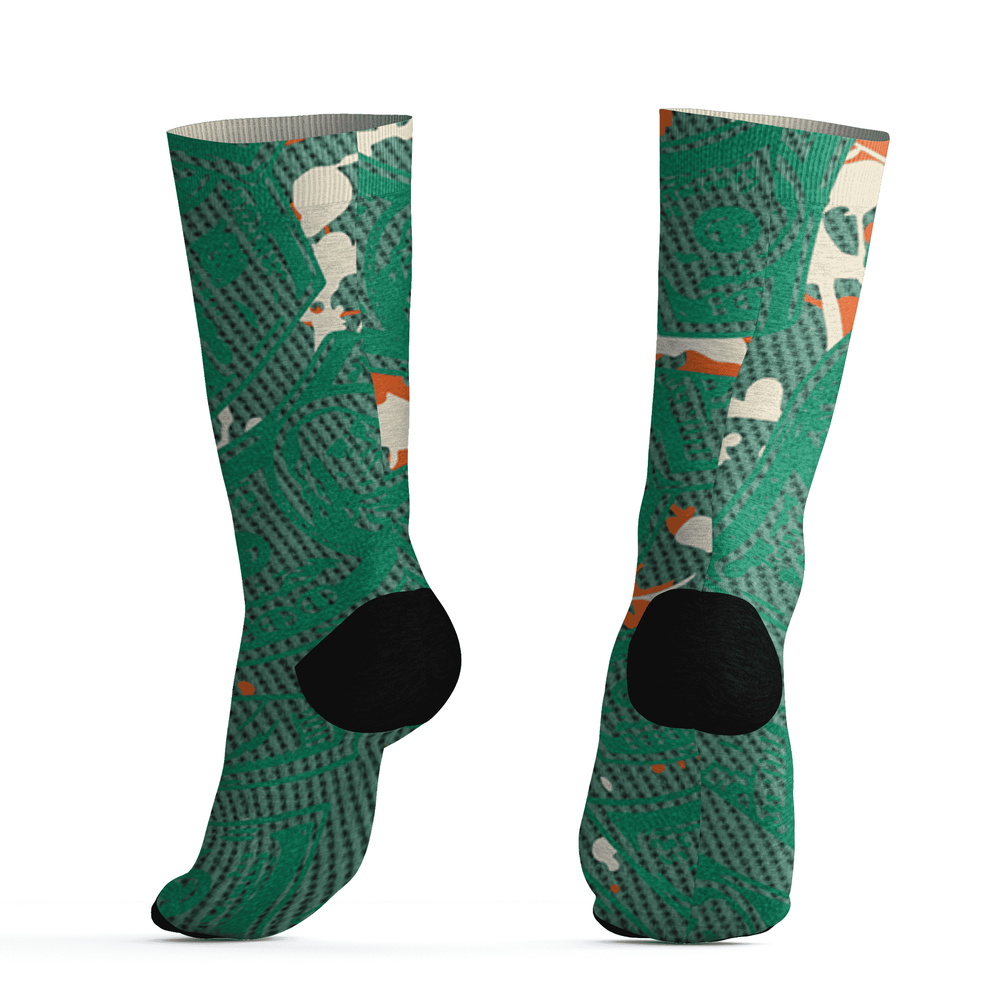 Nina CN Abney 3s Socks Match Money Motive BER 3D All-Over Print - NastyJamz