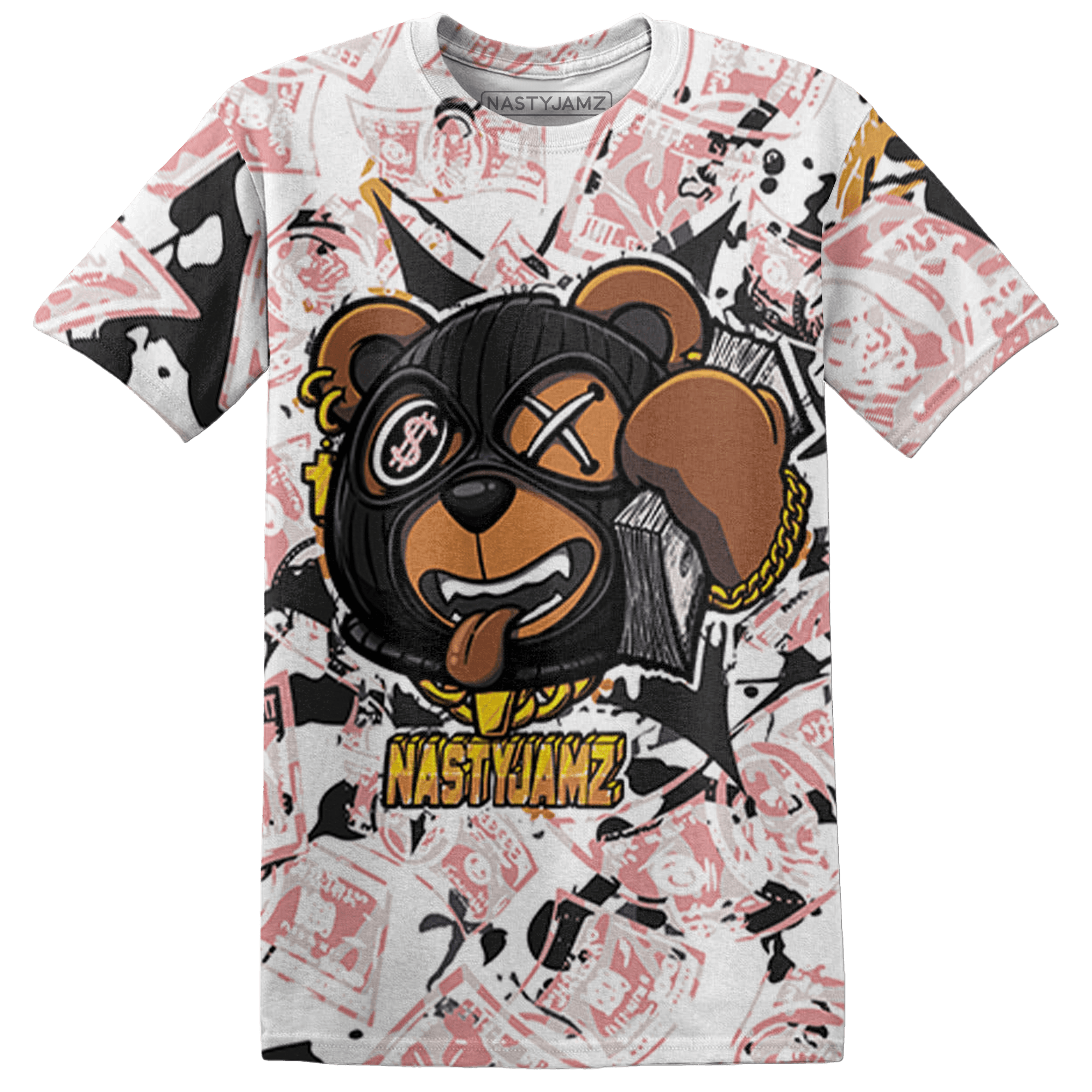 Red Stardust 3s T Shirt Match Money Motive BER 3D All-Over Print - NastyJamz