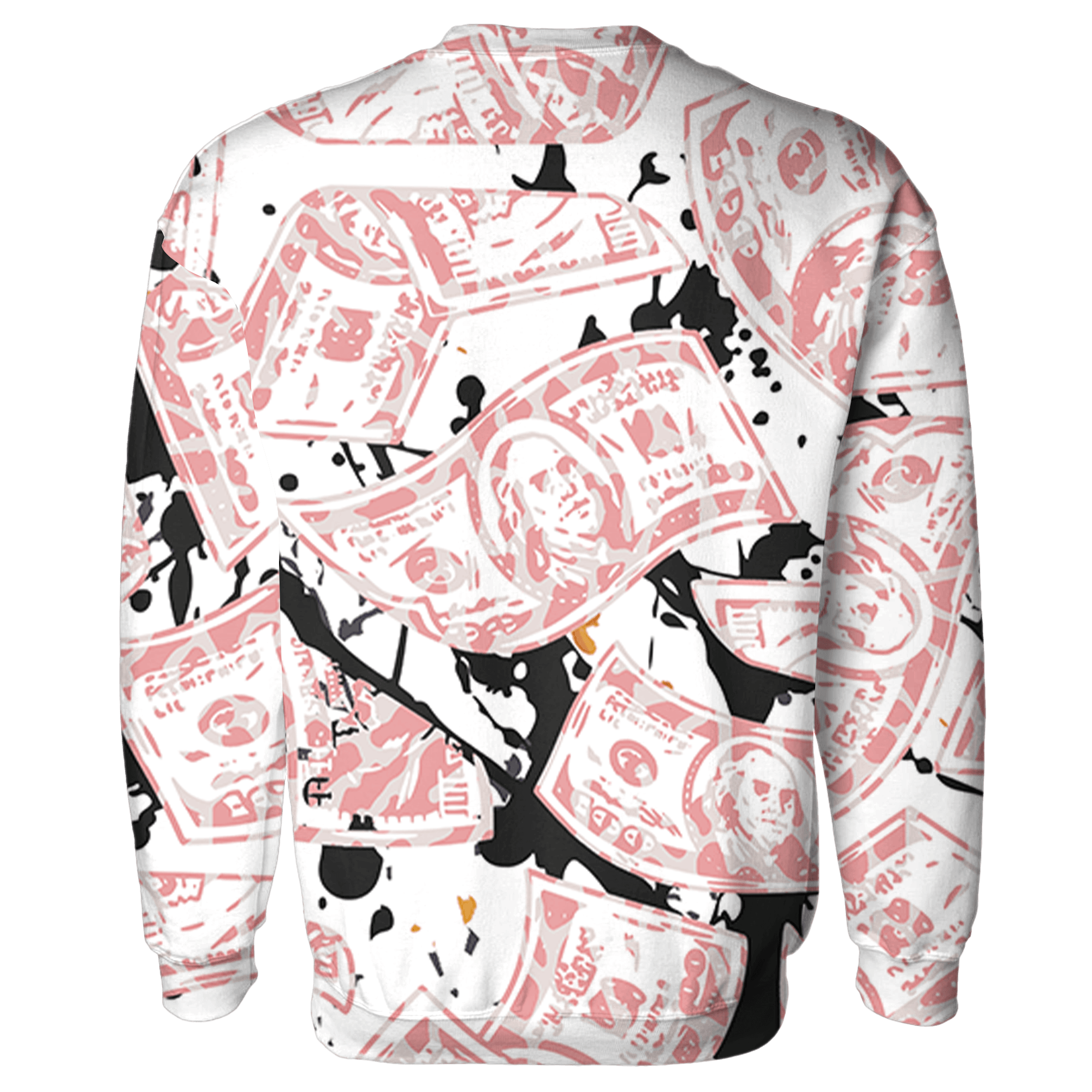 Red Stardust 3s Sweatshirt Match Money Motive BER 3D All-Over Print - NastyJamz