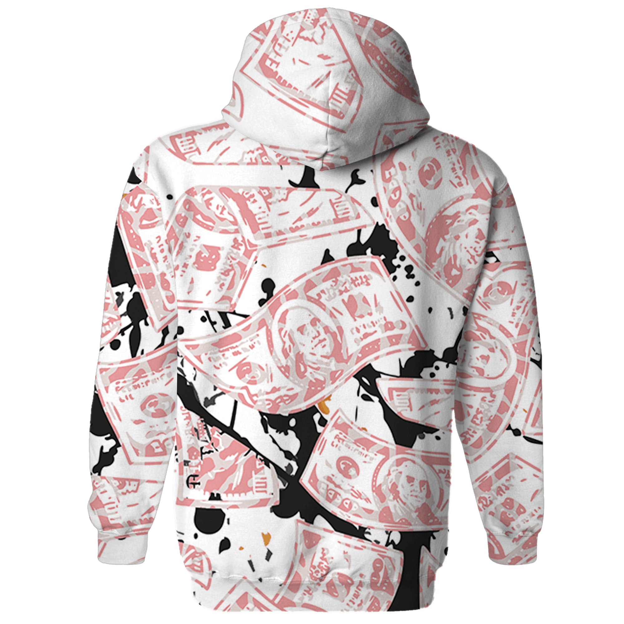 Red Stardust 3s Hoodie Match Money Motive BER 3D All-Over Print - NastyJamz