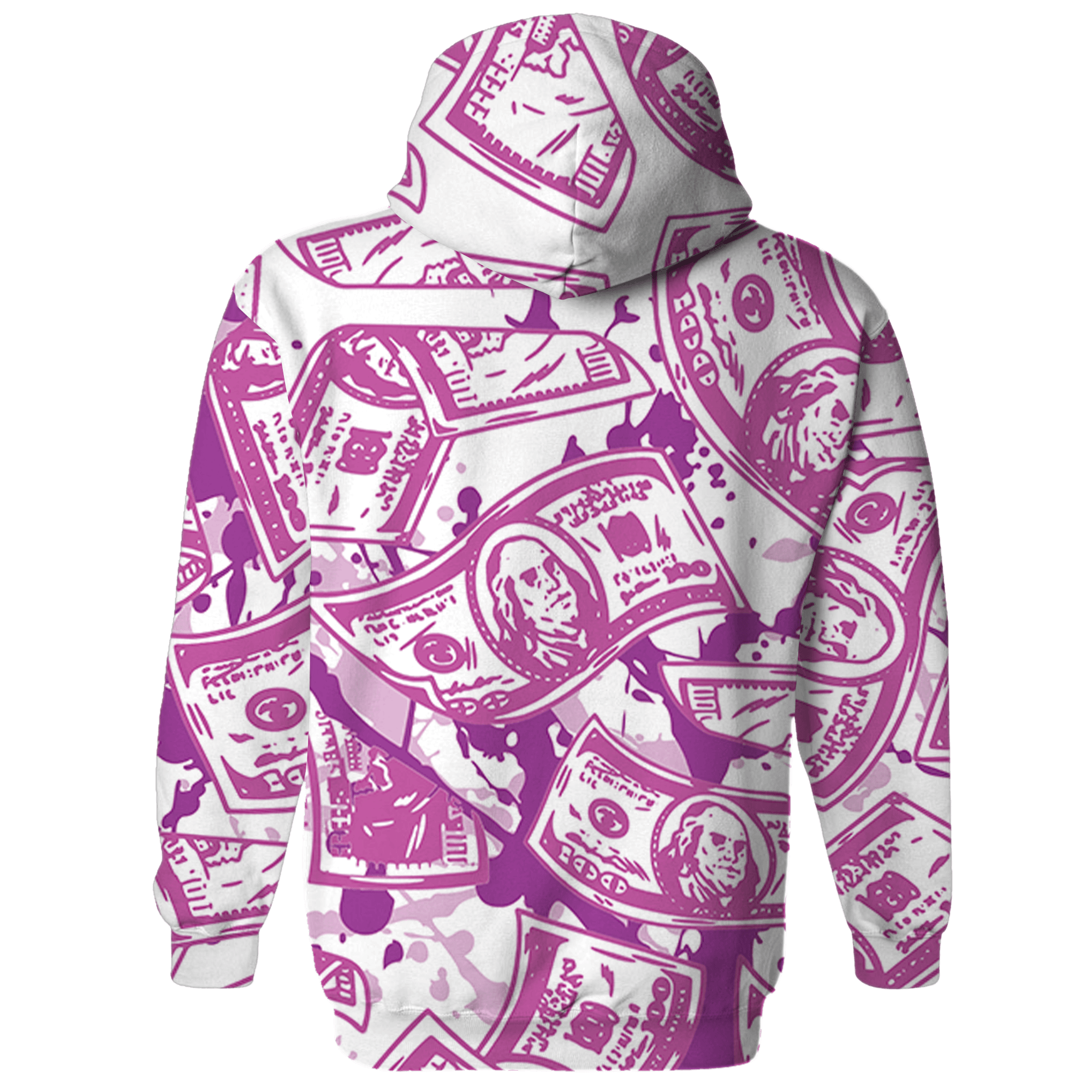 GS Hyper Violet 4s Hoodie Match Money Motive BER 3D All-Over Print - NastyJamz