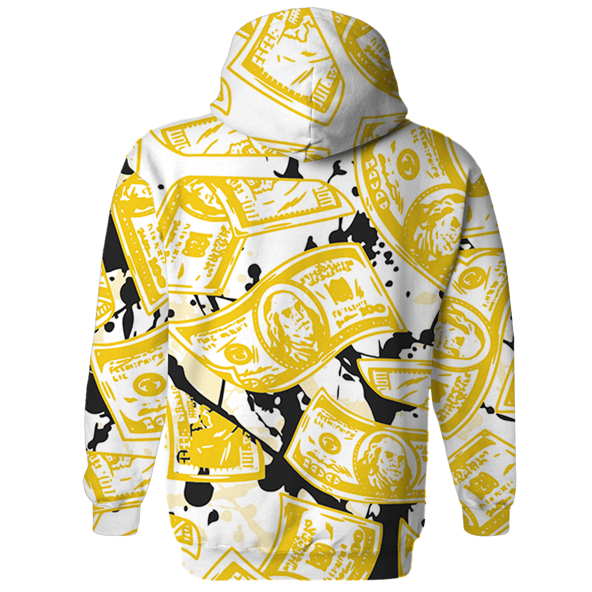 Vivid Sulfur 4s Hoodie Match Money Motive BER 3D All-Over Print - NastyJamz