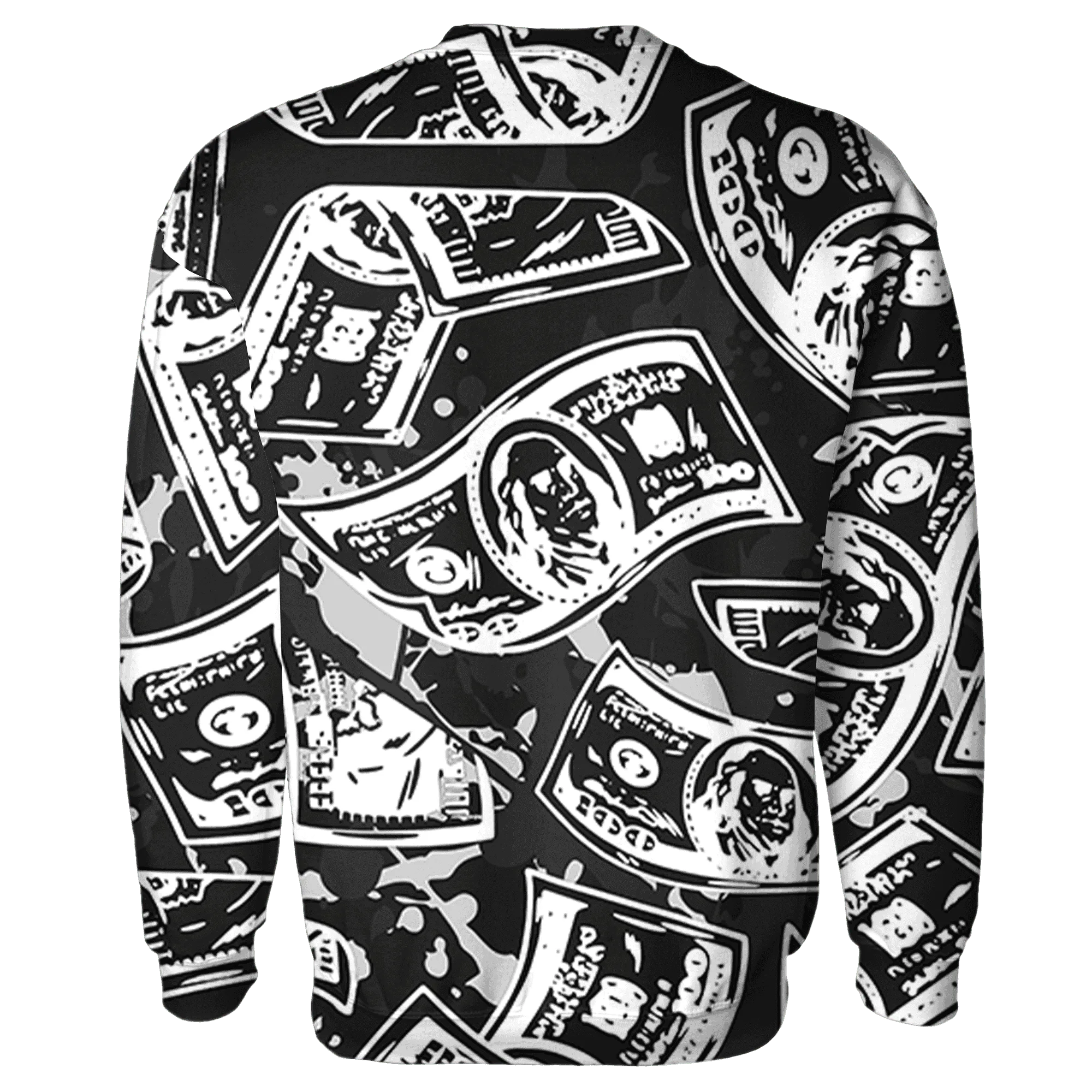 White-Thunder-4s-Sweatshirt-Match-Money-Motive-BER-3D