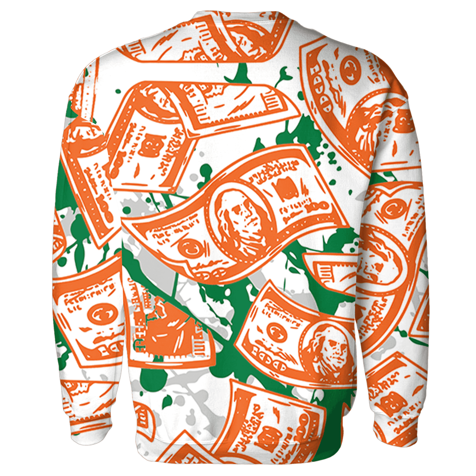 MAM Hurricanes 5s Sweatshirt Match Money Motive BER 3D All-Over Print - NastyJamz