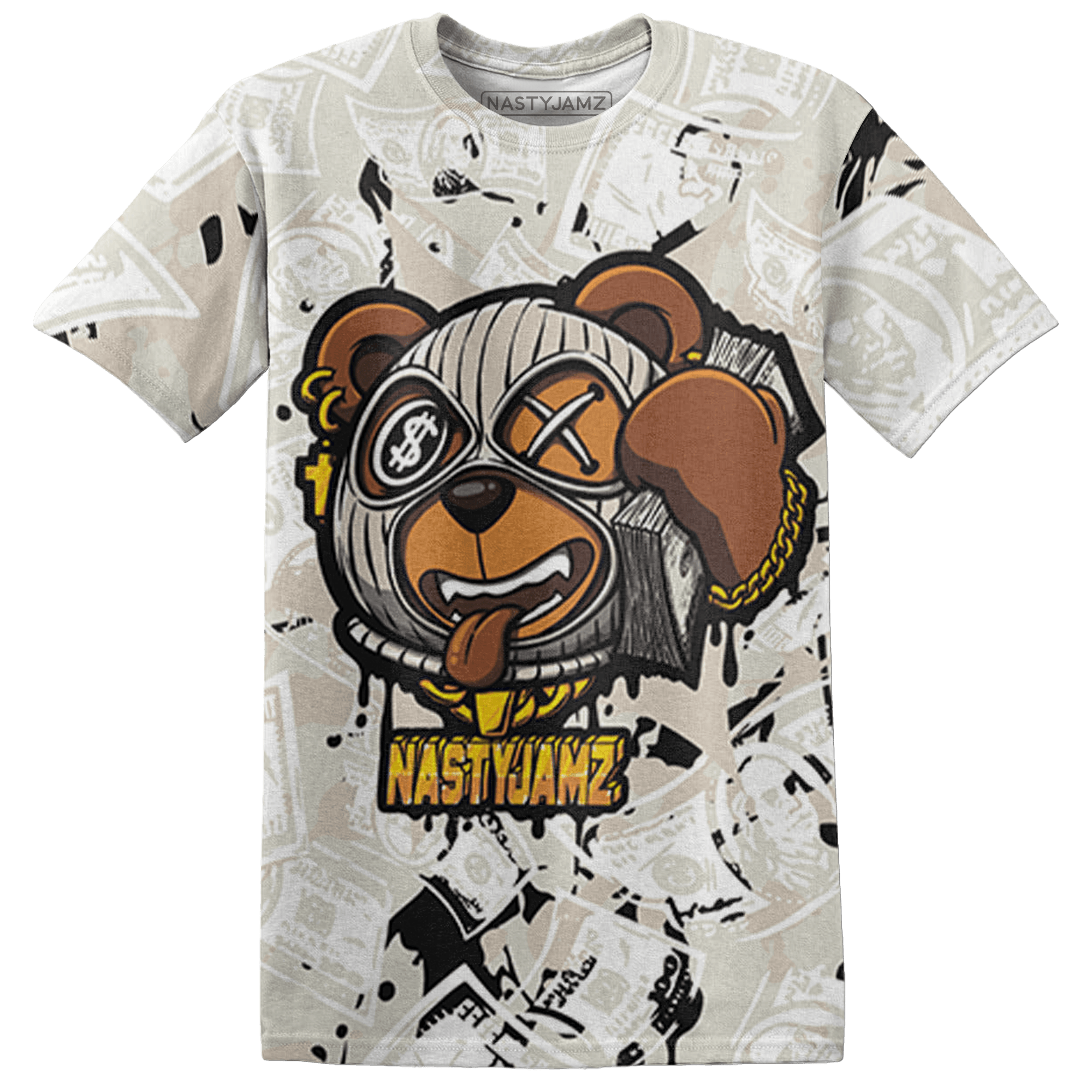 SE Sail 5s T Shirt Match Money Motive BER 3D All-Over Print - NastyJamz