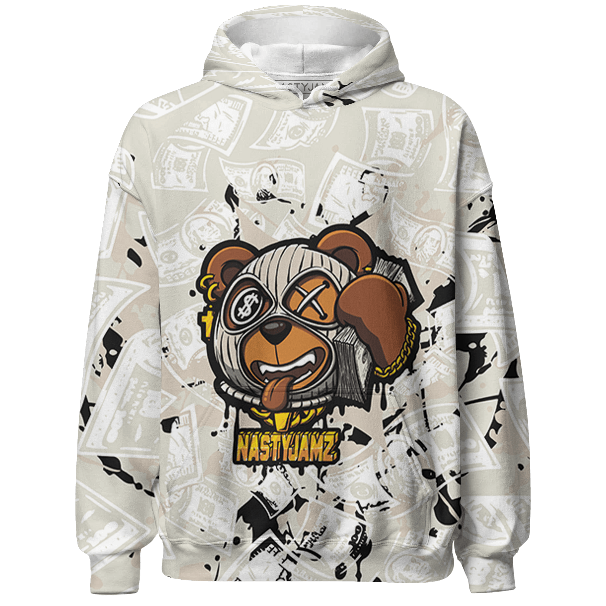SE Sail 5s Hoodie Match Money Motive BER 3D All-Over Print - NastyJamz
