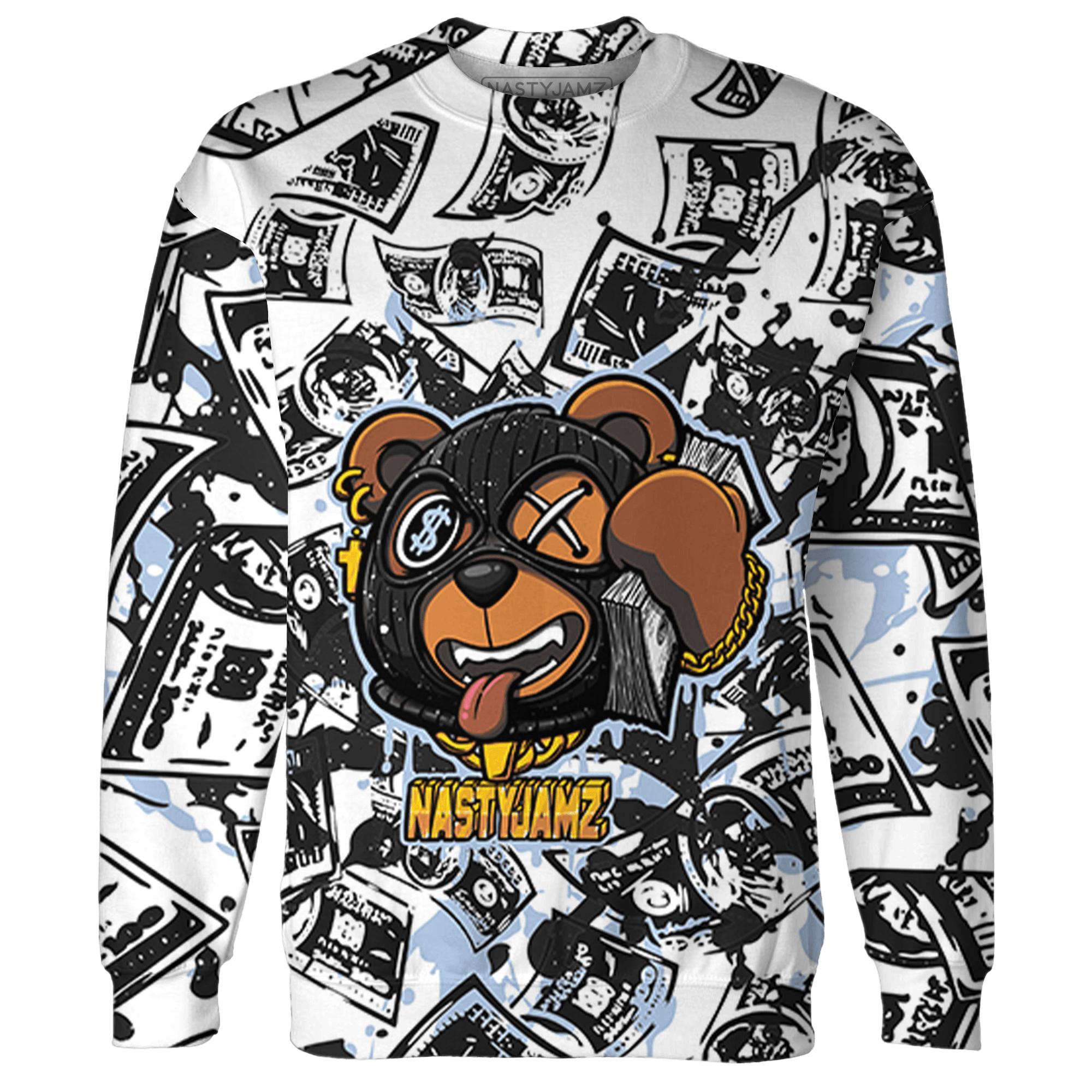 Reverse Oreo 6s Sweatshirt Match Money Motive BER 3D All-Over Print - NastyJamz