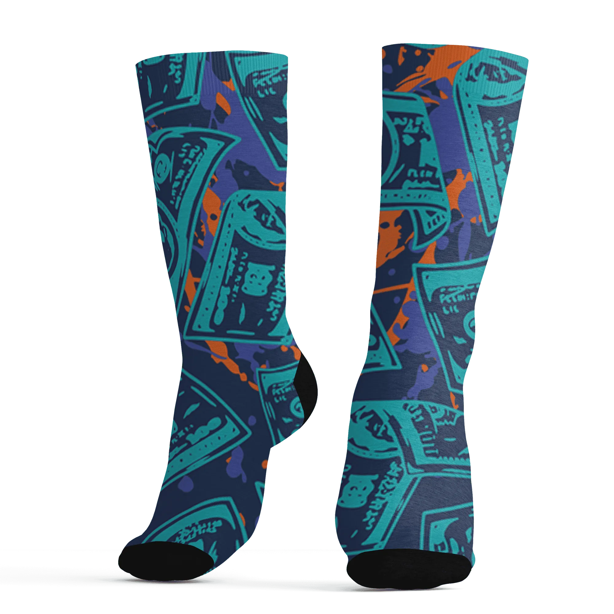 AM-Plus-Drift-Midnight-Navy-Total-Orange-Dusty-Cactus-Socks-Match-Money-Motive-BER-3D
