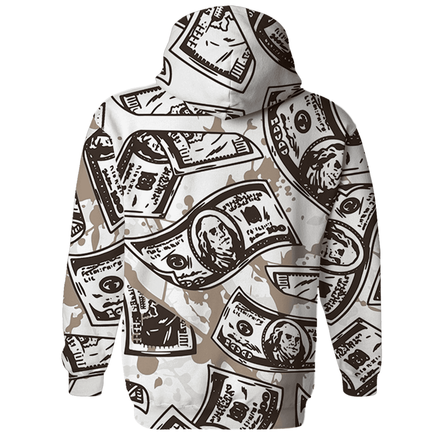 Dunk Low Baroque Brown Hoodie Match Money Motive BER 3D All-Over Print - NastyJamz