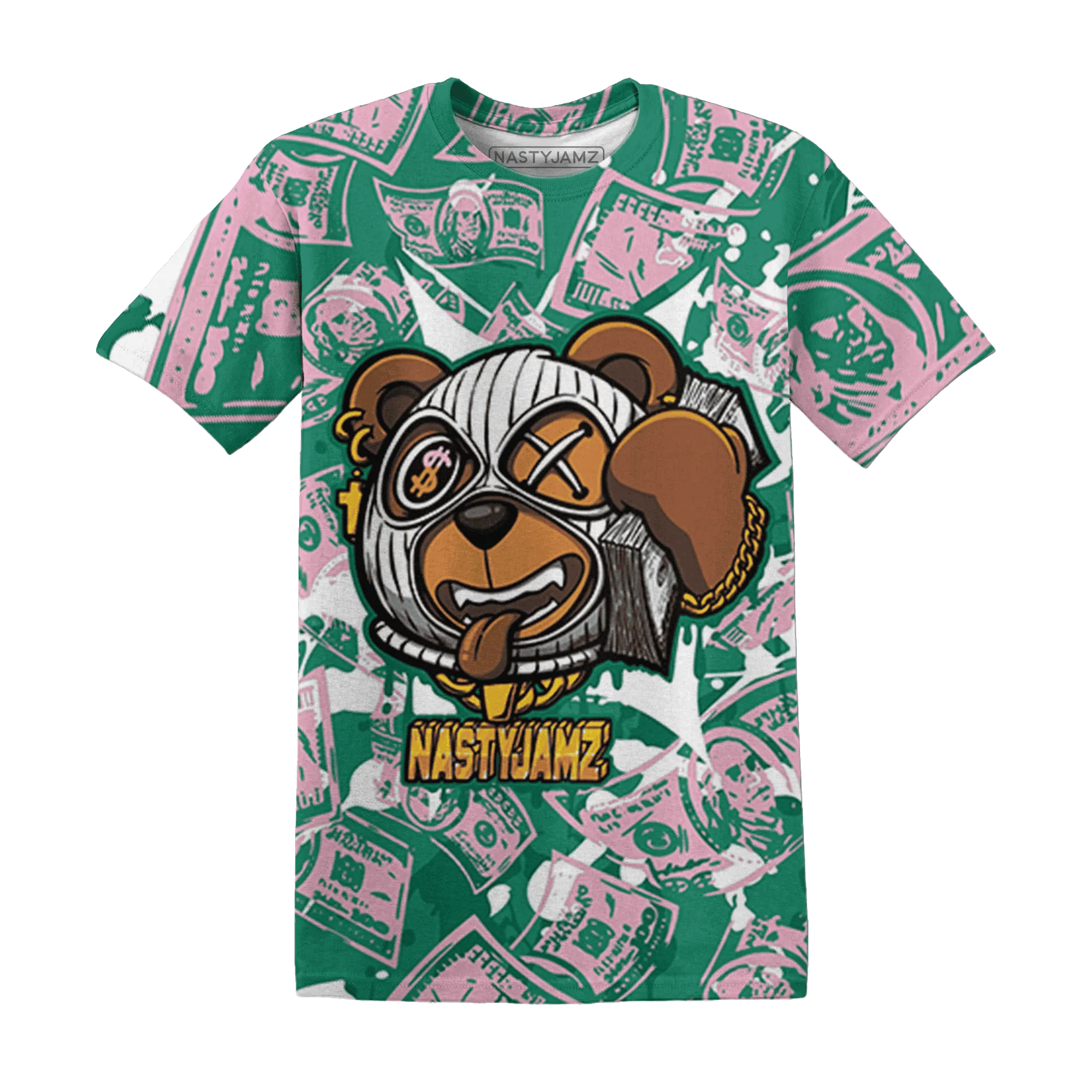 Dunk-Pink-Malachite-Medium-Soft-Low-Sail-T-Shirt-Match-Money-Motive-BER-3D