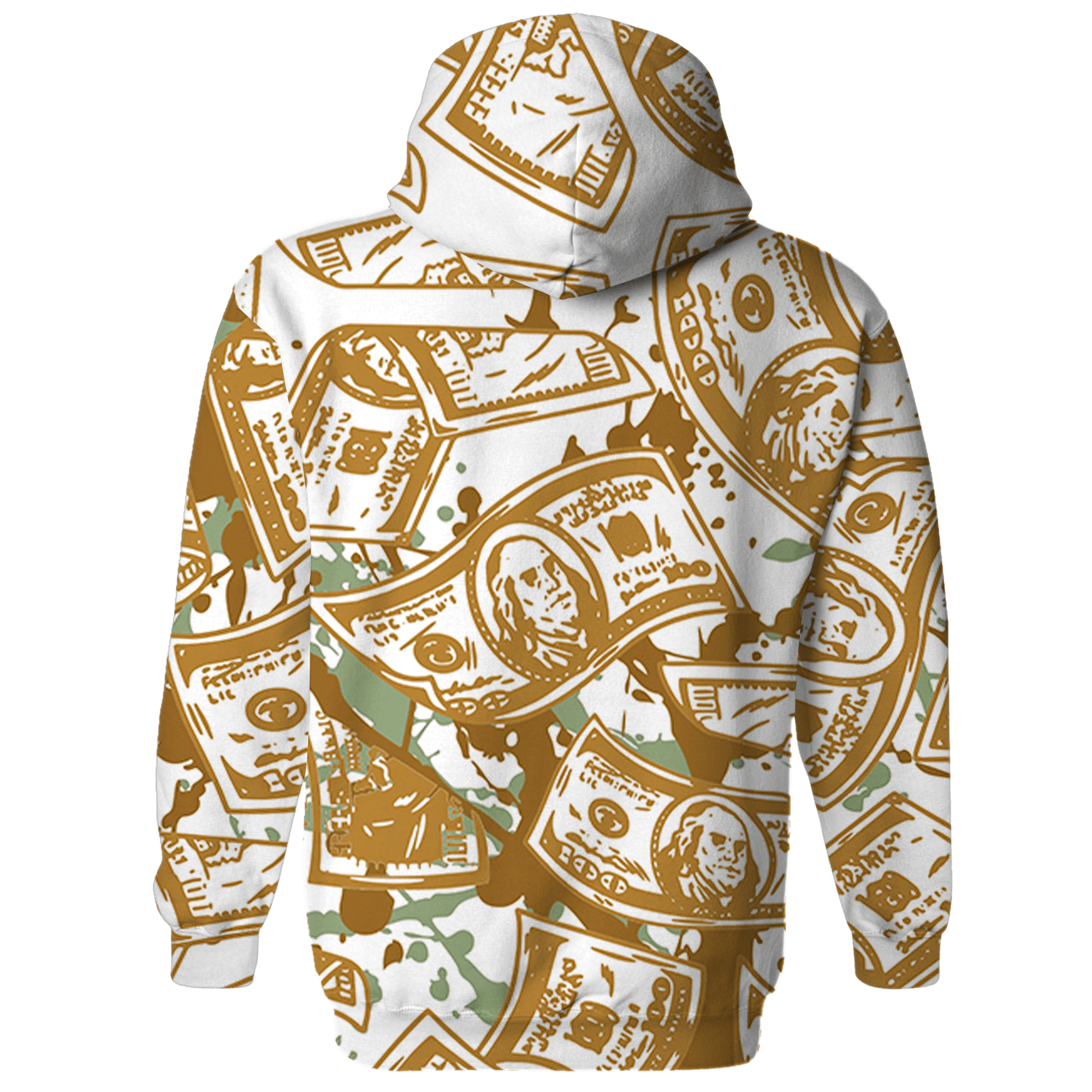 Wheat 13s Hoodie Match Money Motive BER 3D All-Over Print - NastyJamz