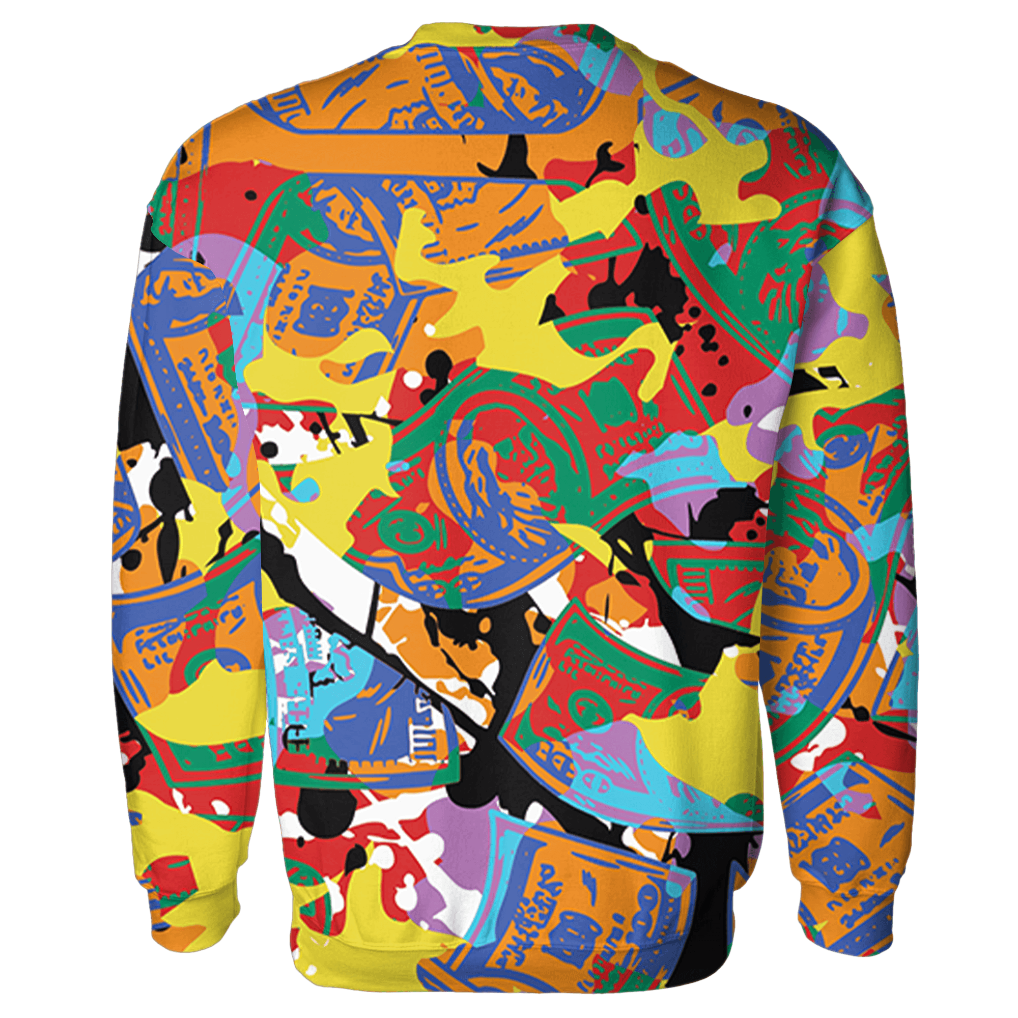 Mid GS Six Championships 1s Sweatshirt Match Money Motive BER 3D All-Over Print - NastyJamz