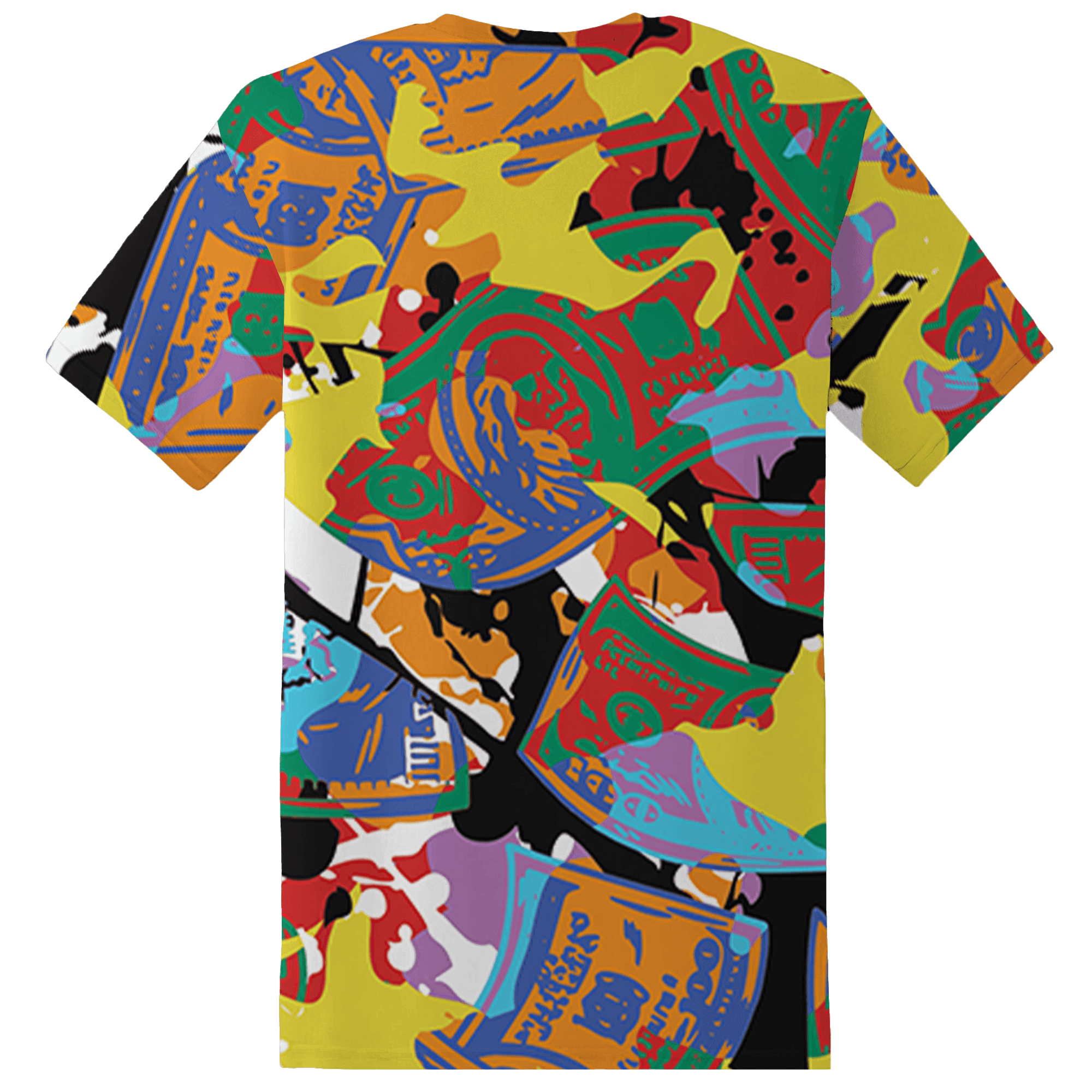 Mid GS Six Championships 1s T Shirt Match Money Motive BER 3D All-Over Print - NastyJamz