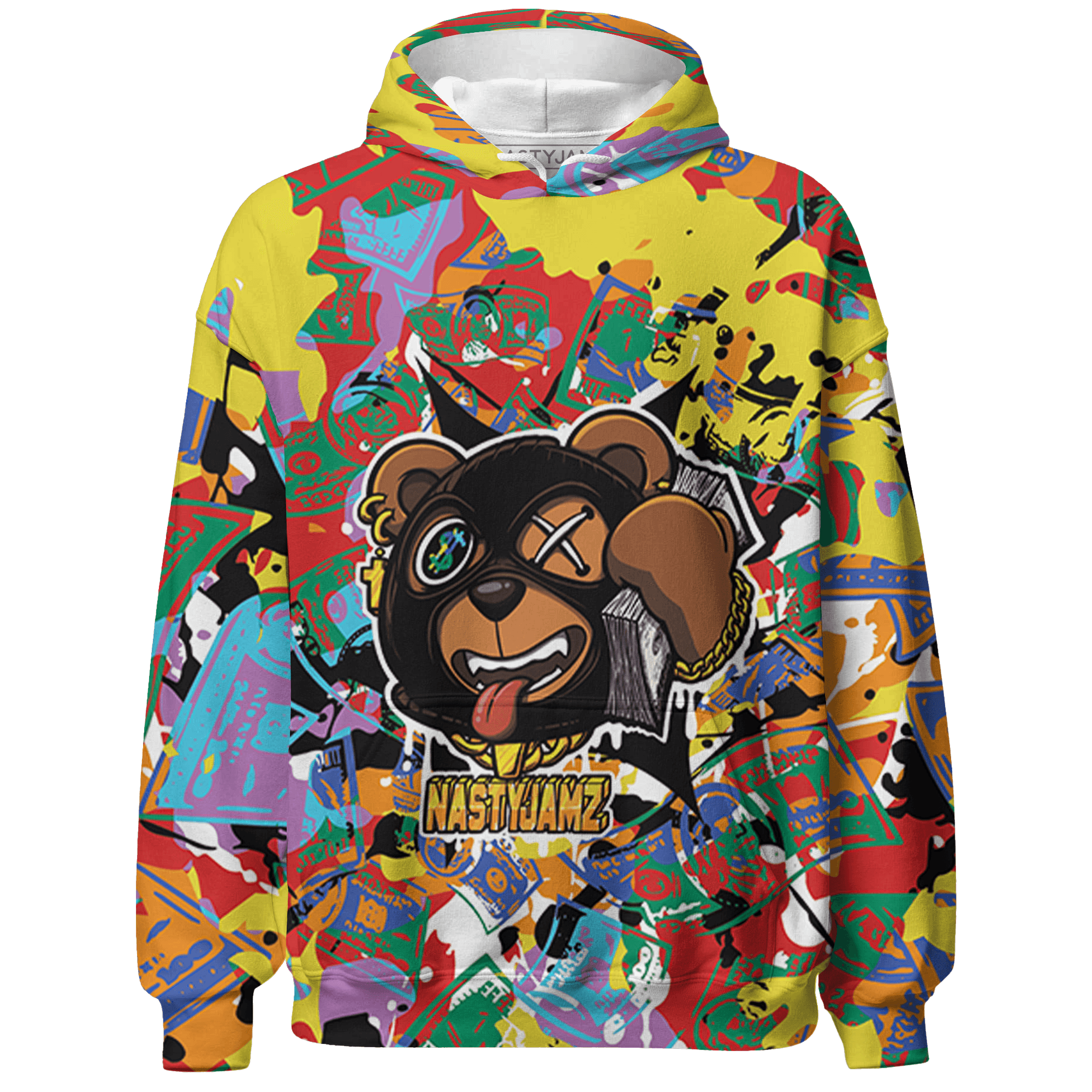 Mid GS Six Championships 1s Hoodie Match Money Motive BER 3D All-Over Print - NastyJamz