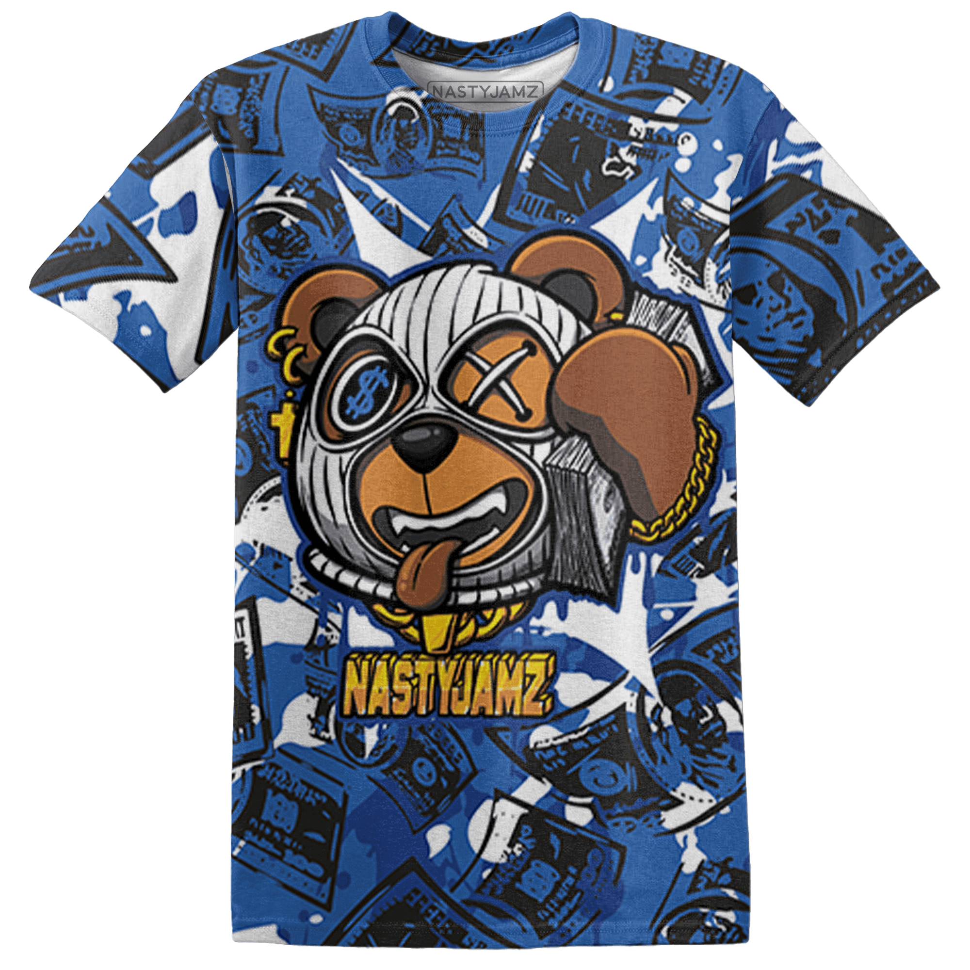 Royal Reimagined 1s T Shirt Match Money Motive BER 3D All-Over Print - NastyJamz