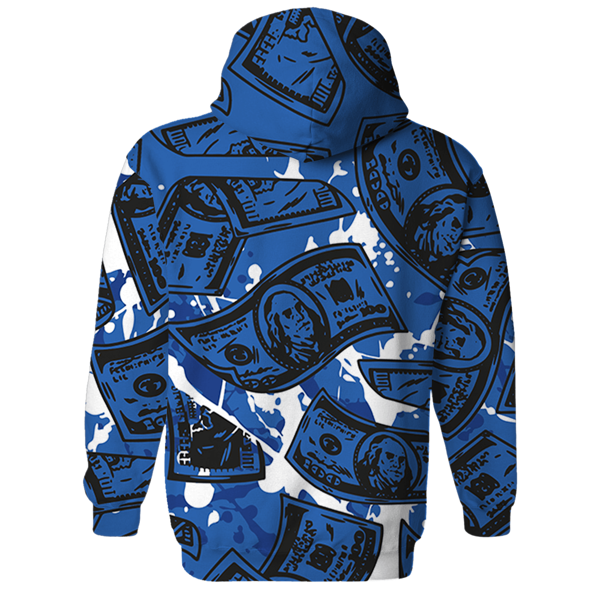 Royal Reimagined 1s Hoodie Match Money Motive BER 3D All-Over Print - NastyJamz