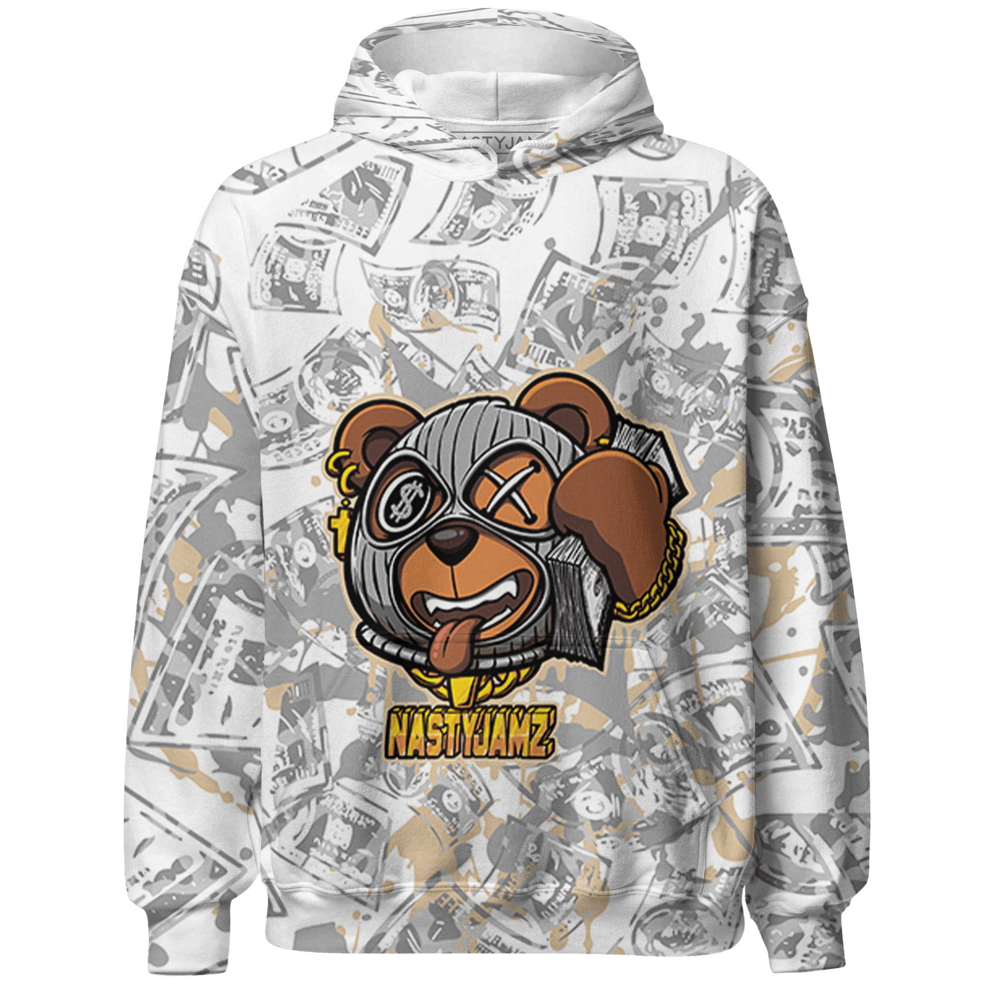 Craft Ivory 3s Hoodie Match Money Motive BER 3D All-Over Print - NastyJamz