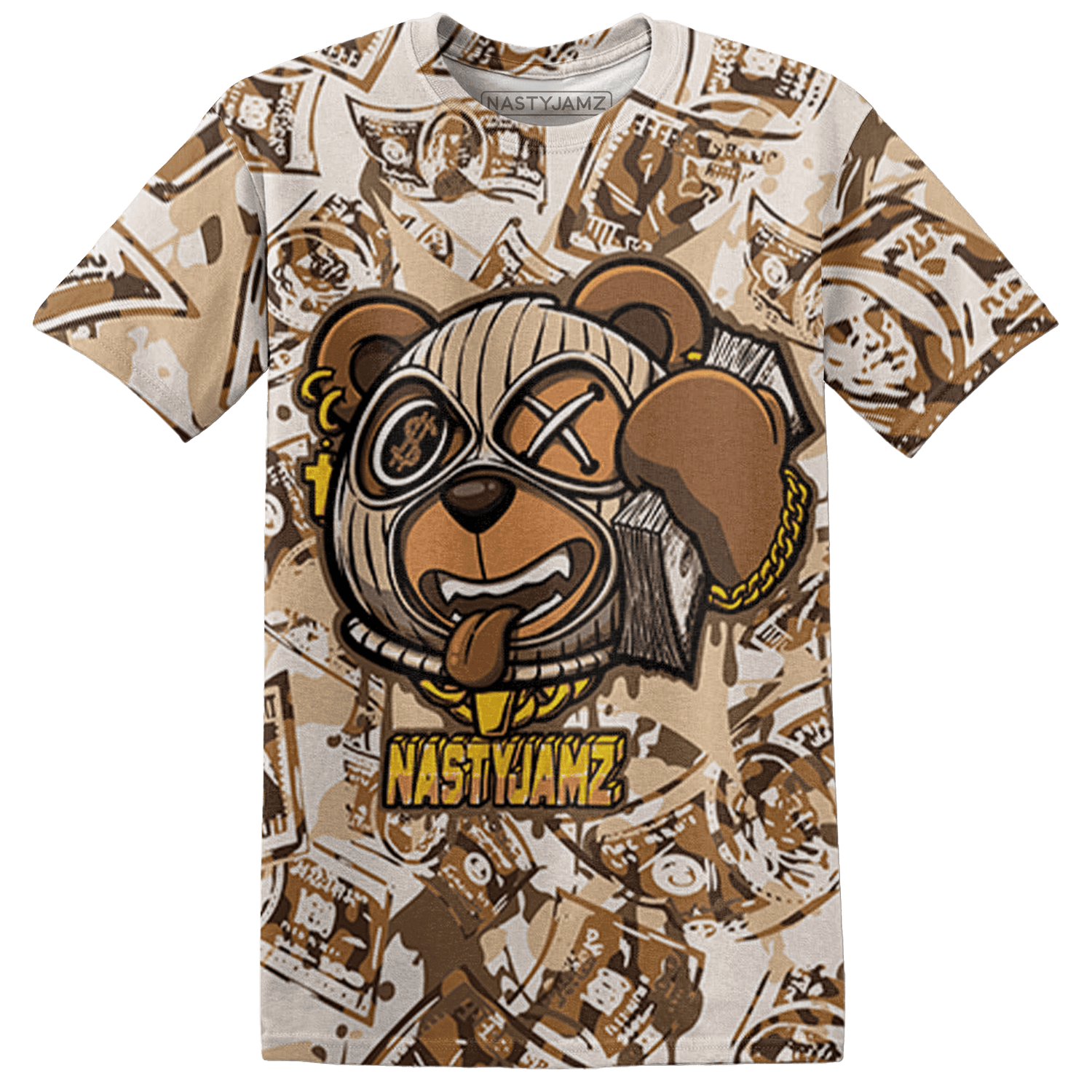 Palomino 3s T Shirt Match Money Motive BER 3D All-Over Print - NastyJamz