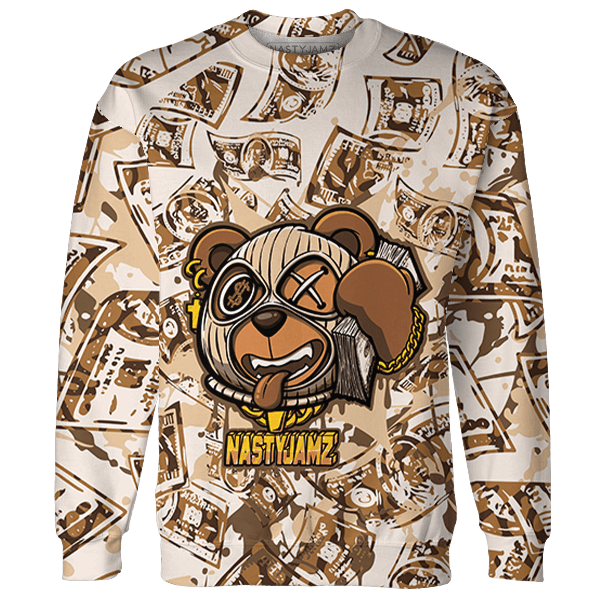 Palomino 3s Sweatshirt Match Money Motive BER 3D All-Over Print - NastyJamz