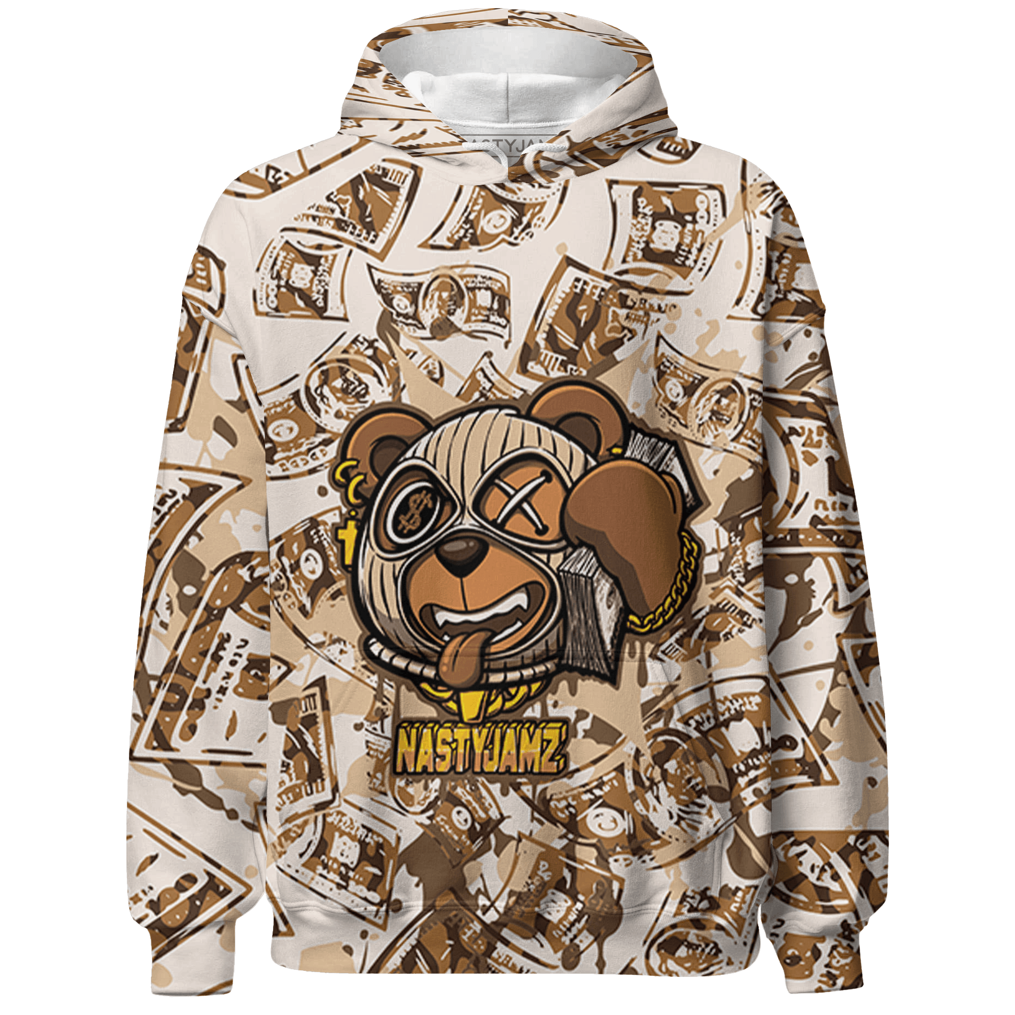 Palomino 3s Hoodie Match Money Motive BER 3D All-Over Print - NastyJamz