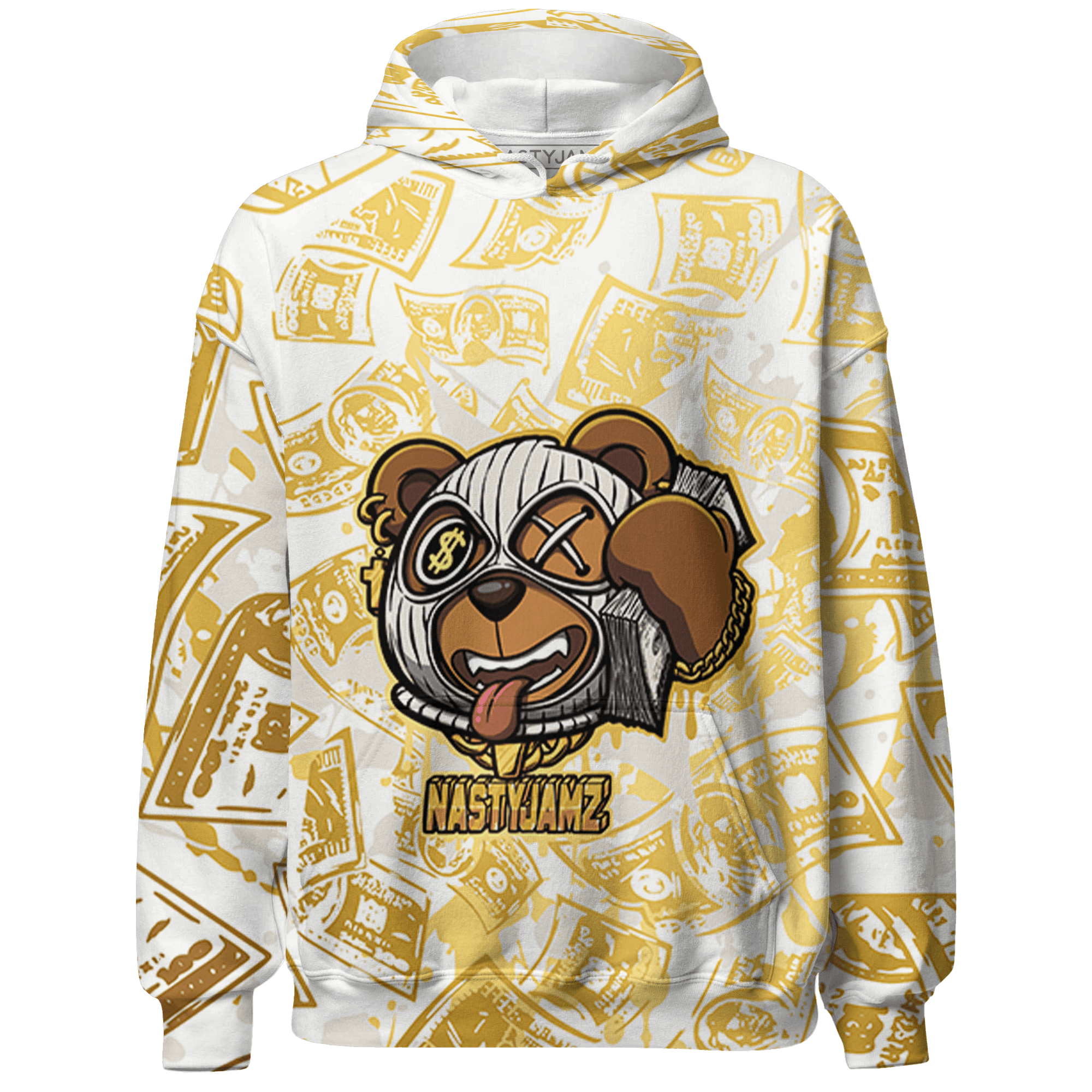 Sail 4s Hoodie Match Money Motive BER 3D All-Over Print - NastyJamz