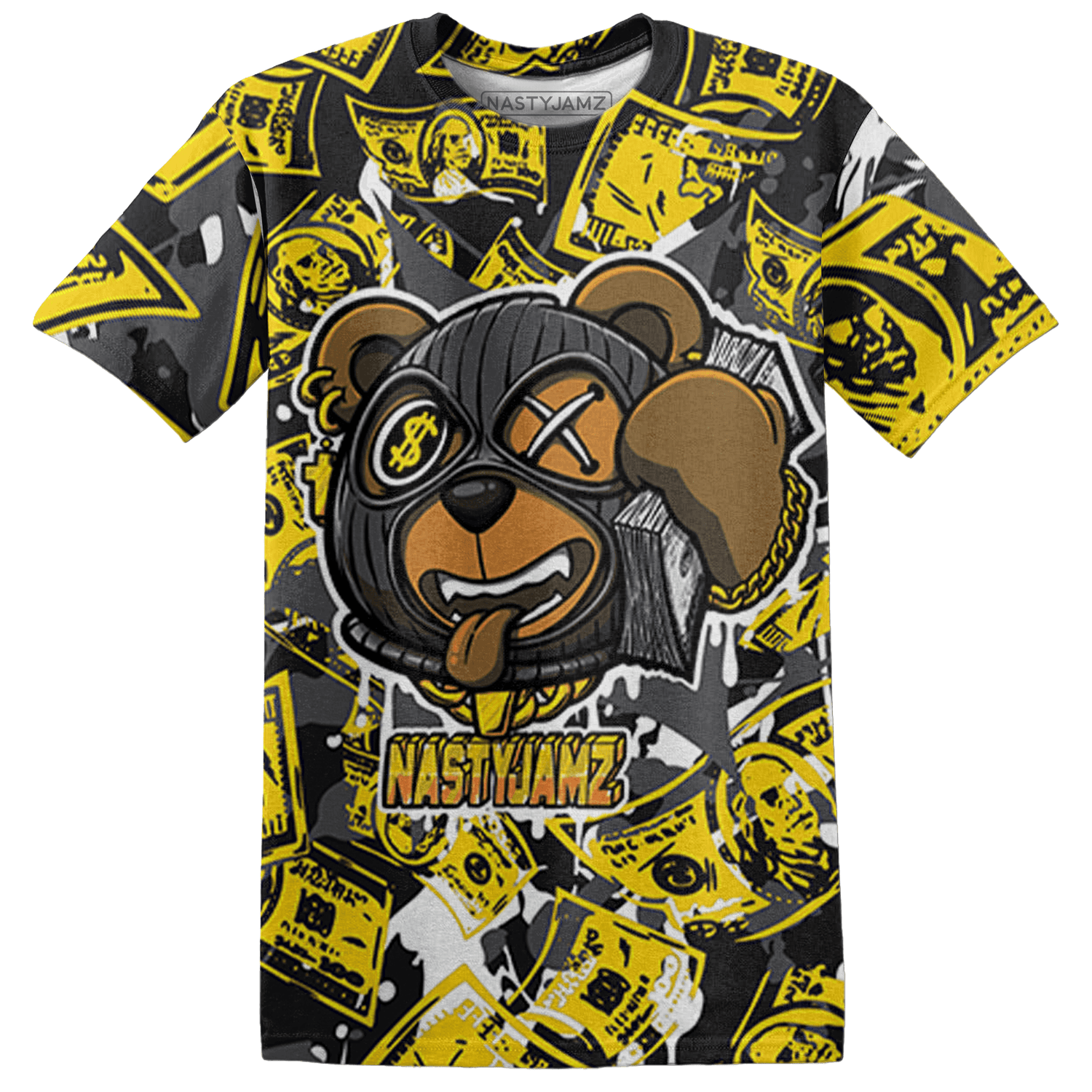 Thunder 4s T Shirt Match Money Motive BER 3D All-Over Print - NastyJamz