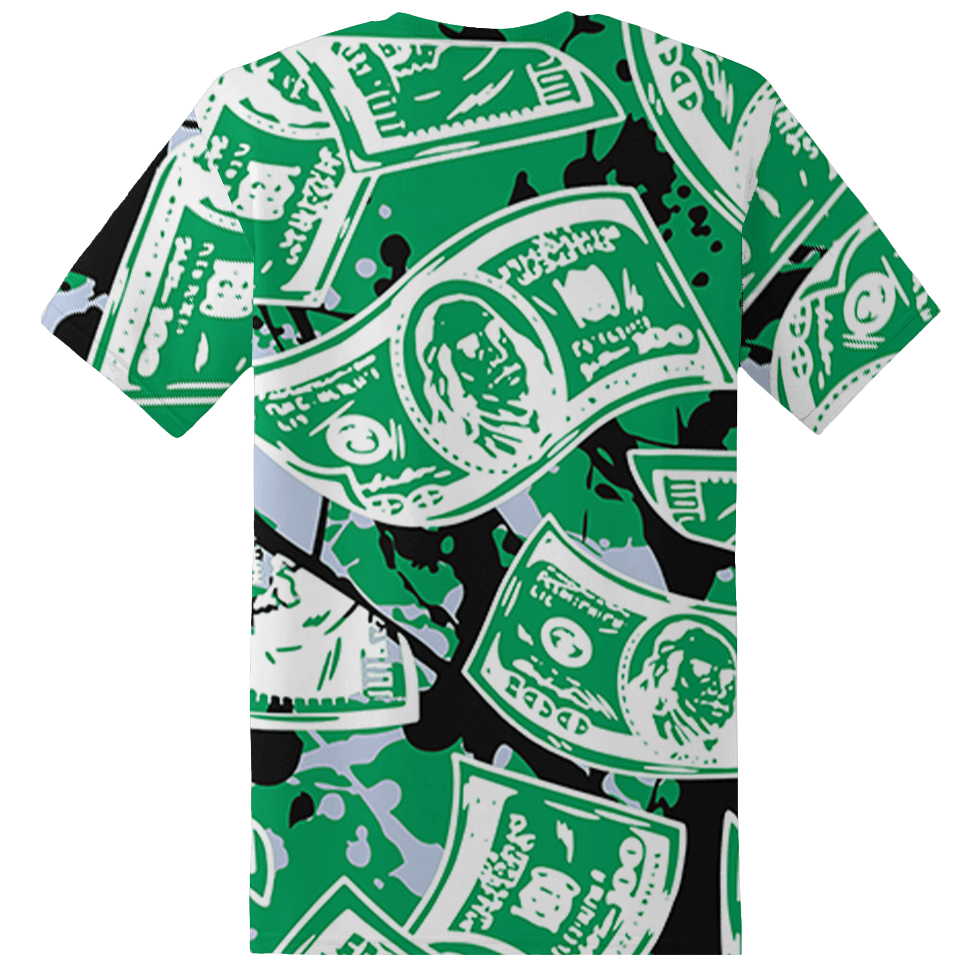 Lucky Green 5s T Shirt Match Money Motive BER 3D All-Over Print - NastyJamz