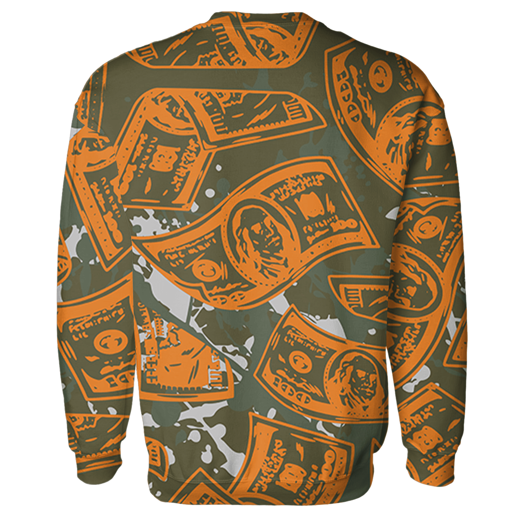 Olive 5s Sweatshirt Match Money Motive BER 3D All-Over Print - NastyJamz