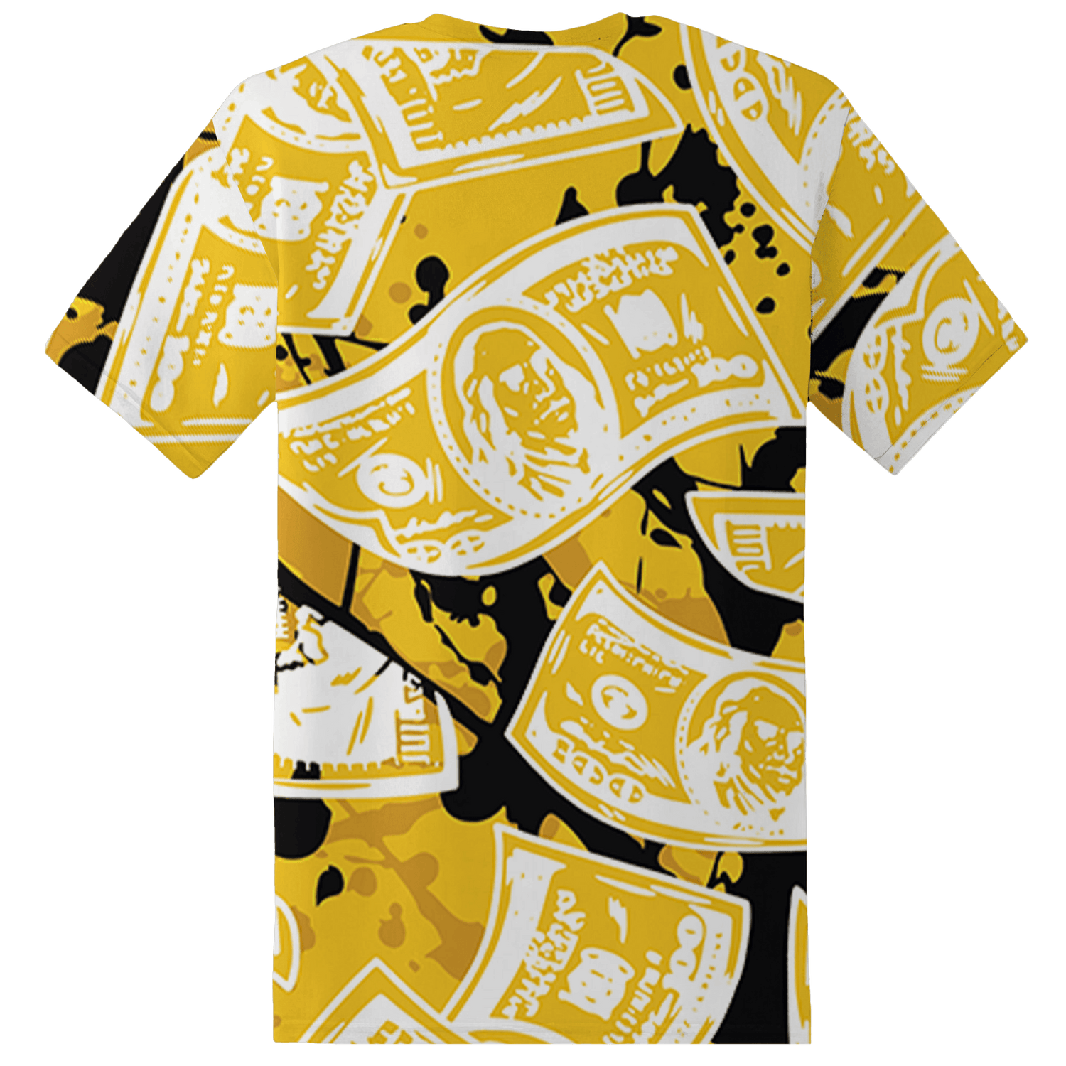 Yellow Ochre 6s T Shirt Match Money Motive BER 3D All-Over Print - NastyJamz