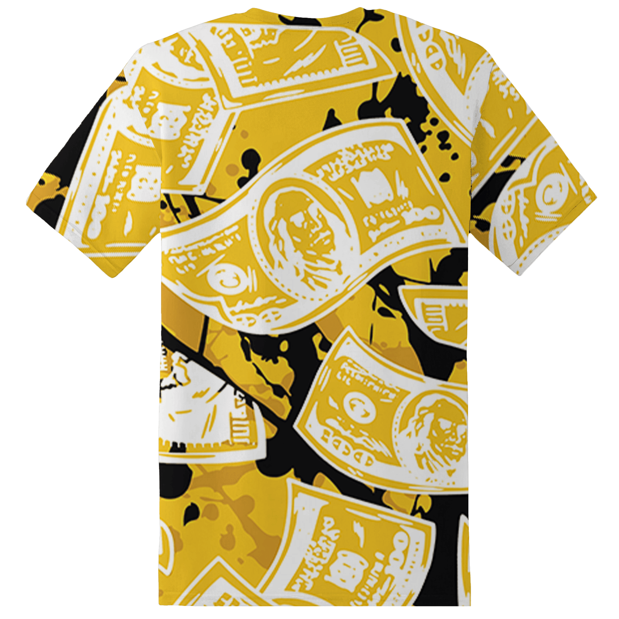 Yellow Ochre 6s T Shirt Match Money Motive BER 3D All-Over Print - NastyJamz