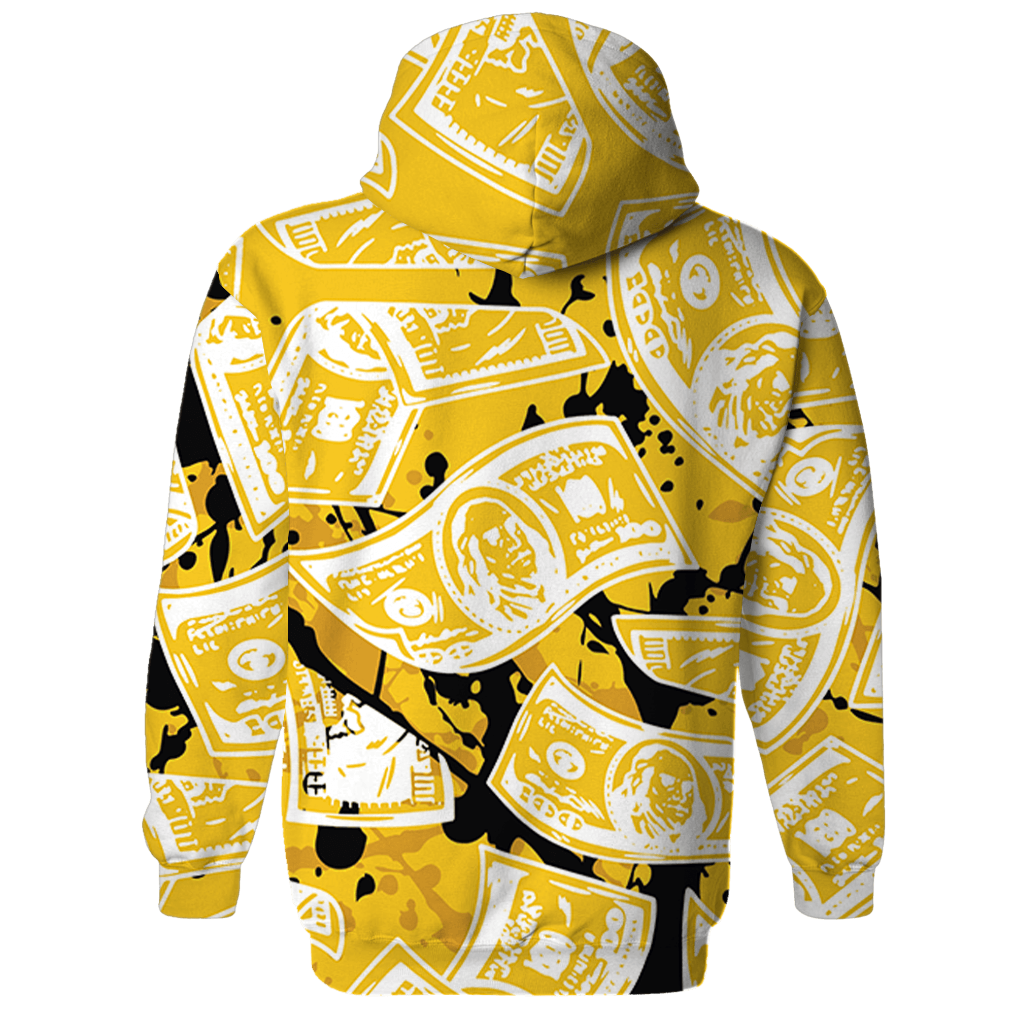 Yellow Ochre 6s Hoodie Match Money Motive BER 3D All-Over Print - NastyJamz