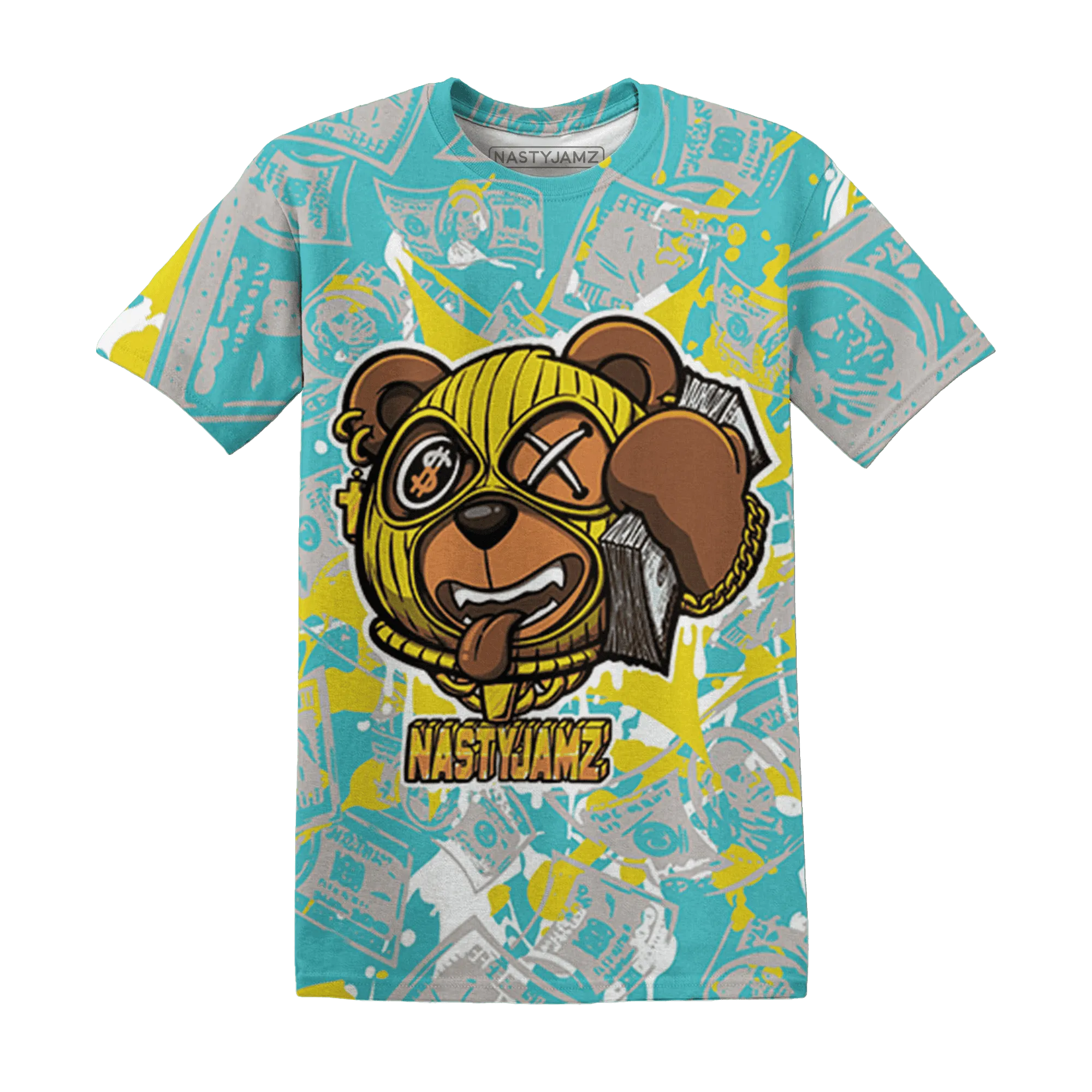 NBL-Cyan-Burst-9060-T-Shirt-Match-Money-Motive-BER-3D
