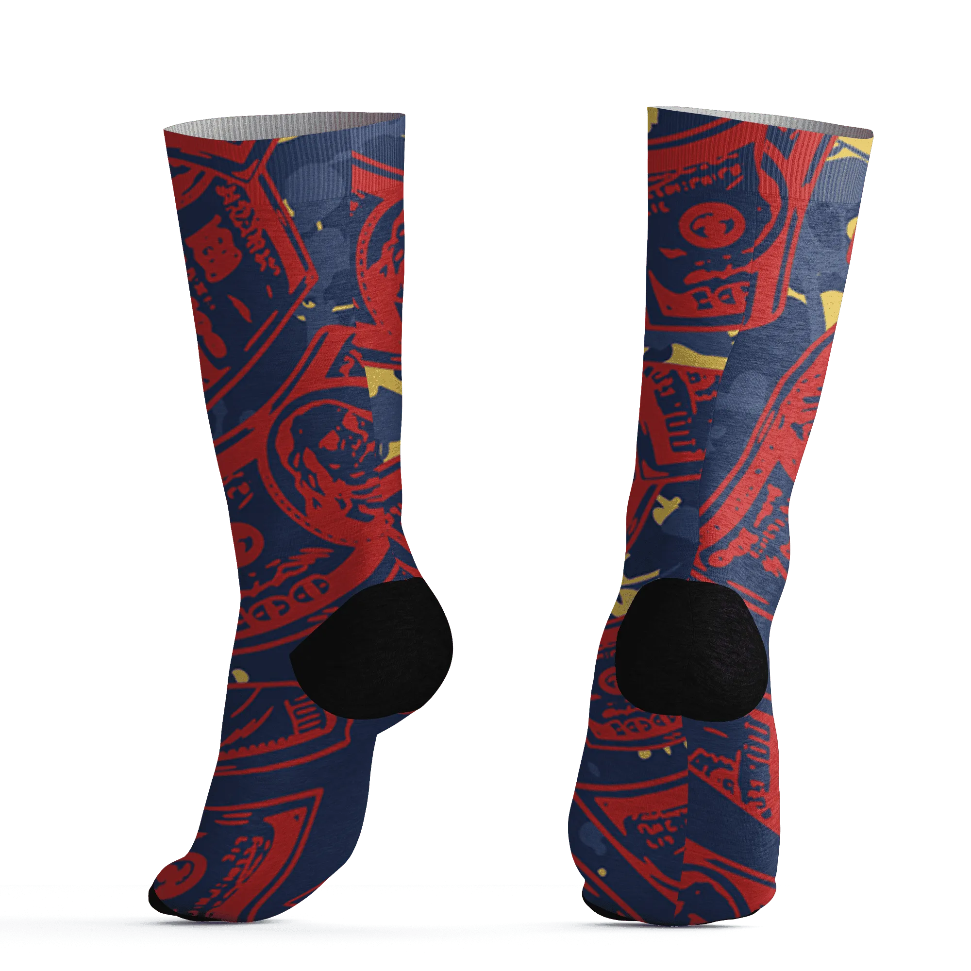VaporMax-Air-Plus-Midnight-Navy-Gold-Black-Socks-Match-Money-Motive-BER-3D