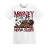 Retro-Red-Taxi-12s-T-Shirt-Match-Money-Never-Sleeps
