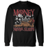 Black-Toe-Reimagined-Red-White-1s-NastyJamz-Sweatshirt-Match-Money-Never-Sleeps