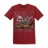 High-85-Metallic-Burgundy-1s-T-Shirt-Match-Money-Never-Sleeps