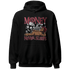 High 85 Metallic Burgundy 1s Hoodie Match Money Never Sleeps - NastyJamz