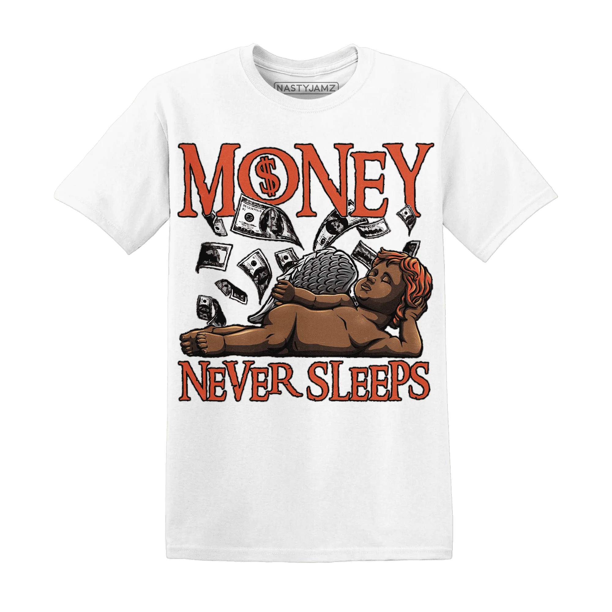 Georgia-Peach-3s-T-Shirt-Match-Money-Never-Sleeps
